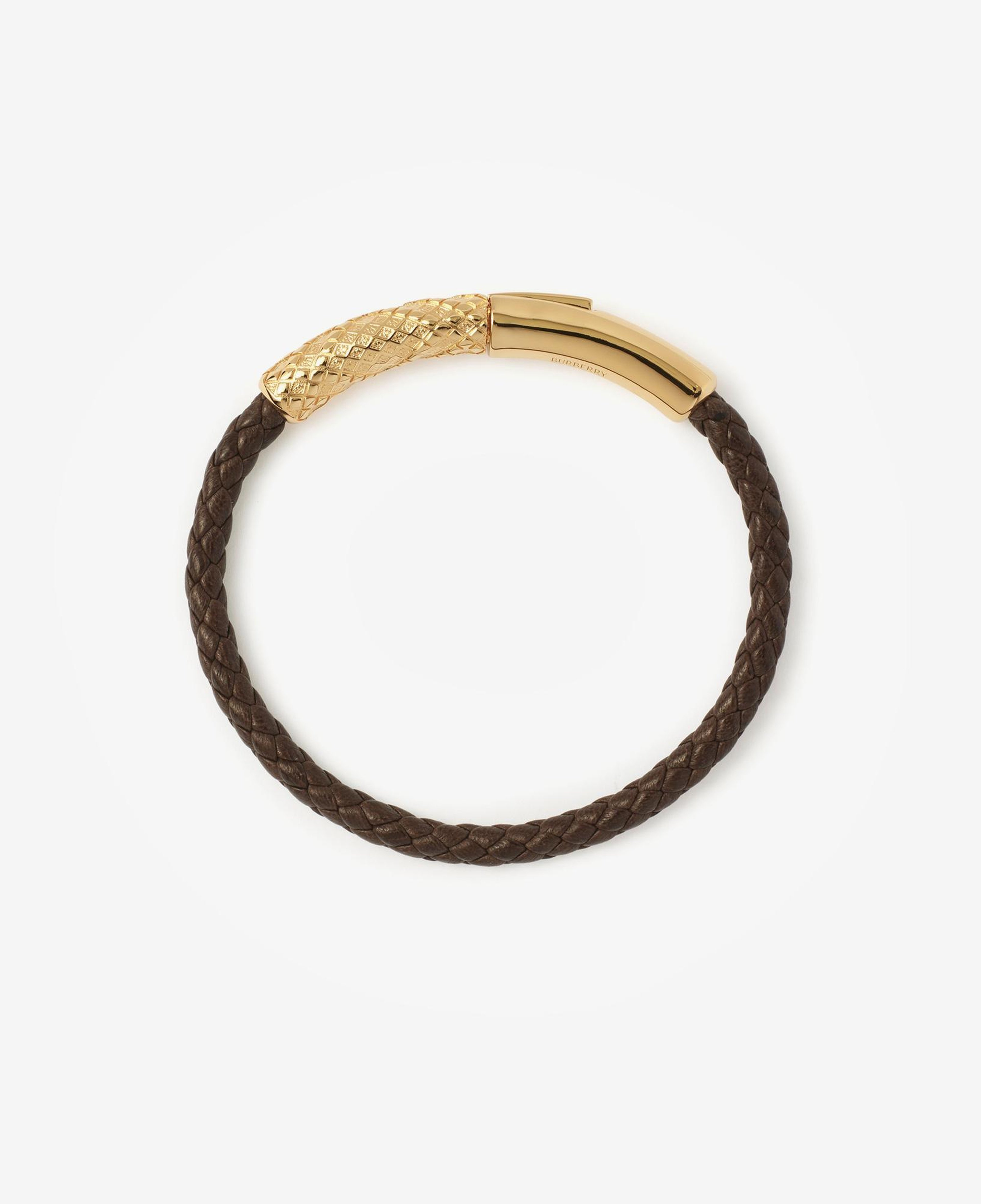 Burberry Bracelet Leather Kadın Altın Bileklik