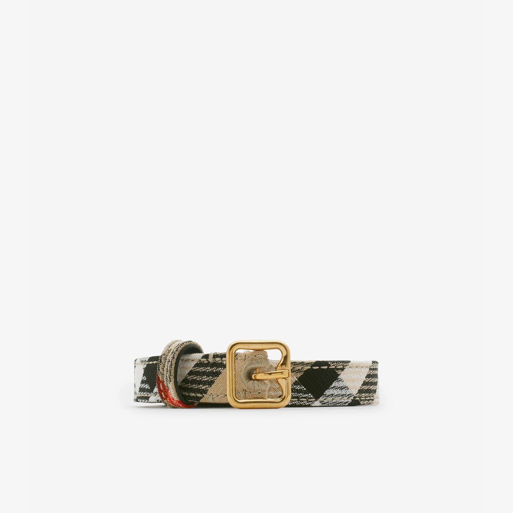 Burberry Thin Check B Kadın Bej Kemer
