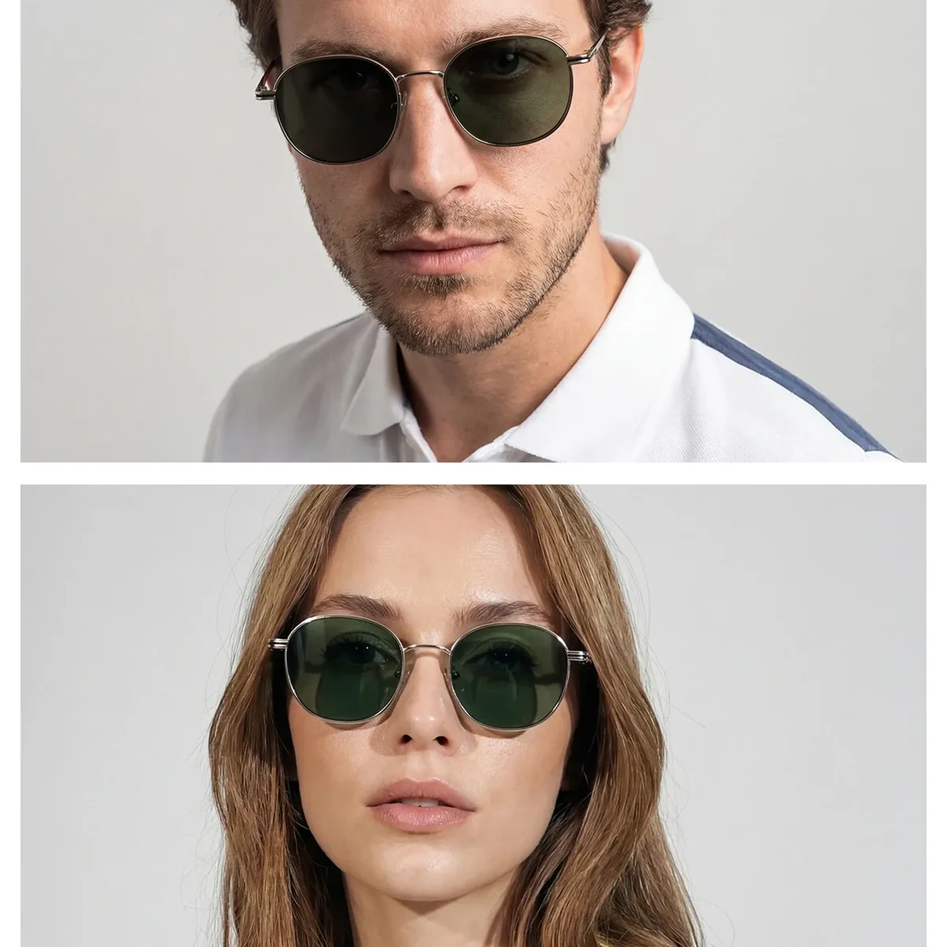 EOH4003 C2 Gümüş Metal Unisex Güneş Gözlüğü