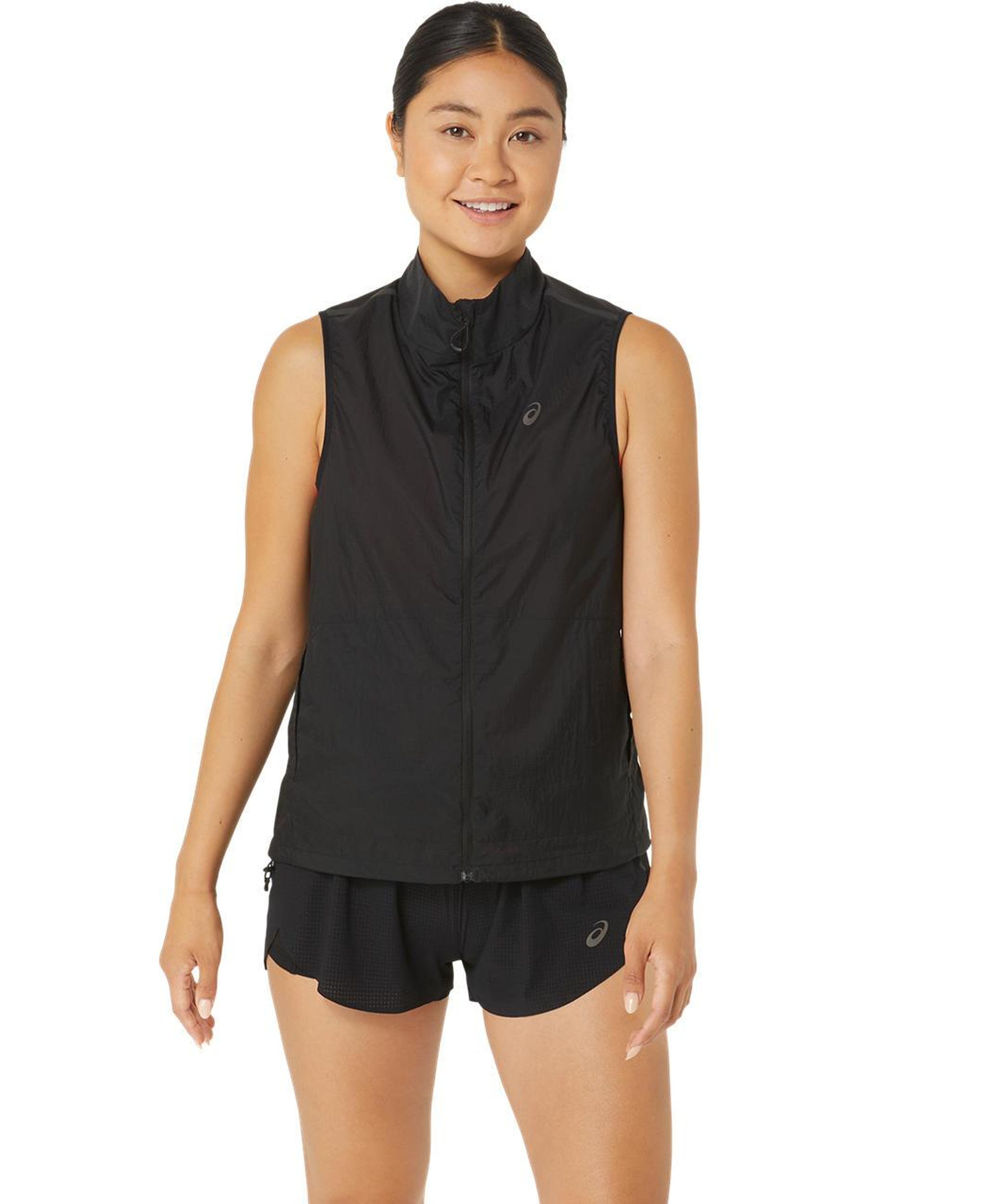 Asics Metarun Packable Gilet Kadın Siyah Koşu Yelek