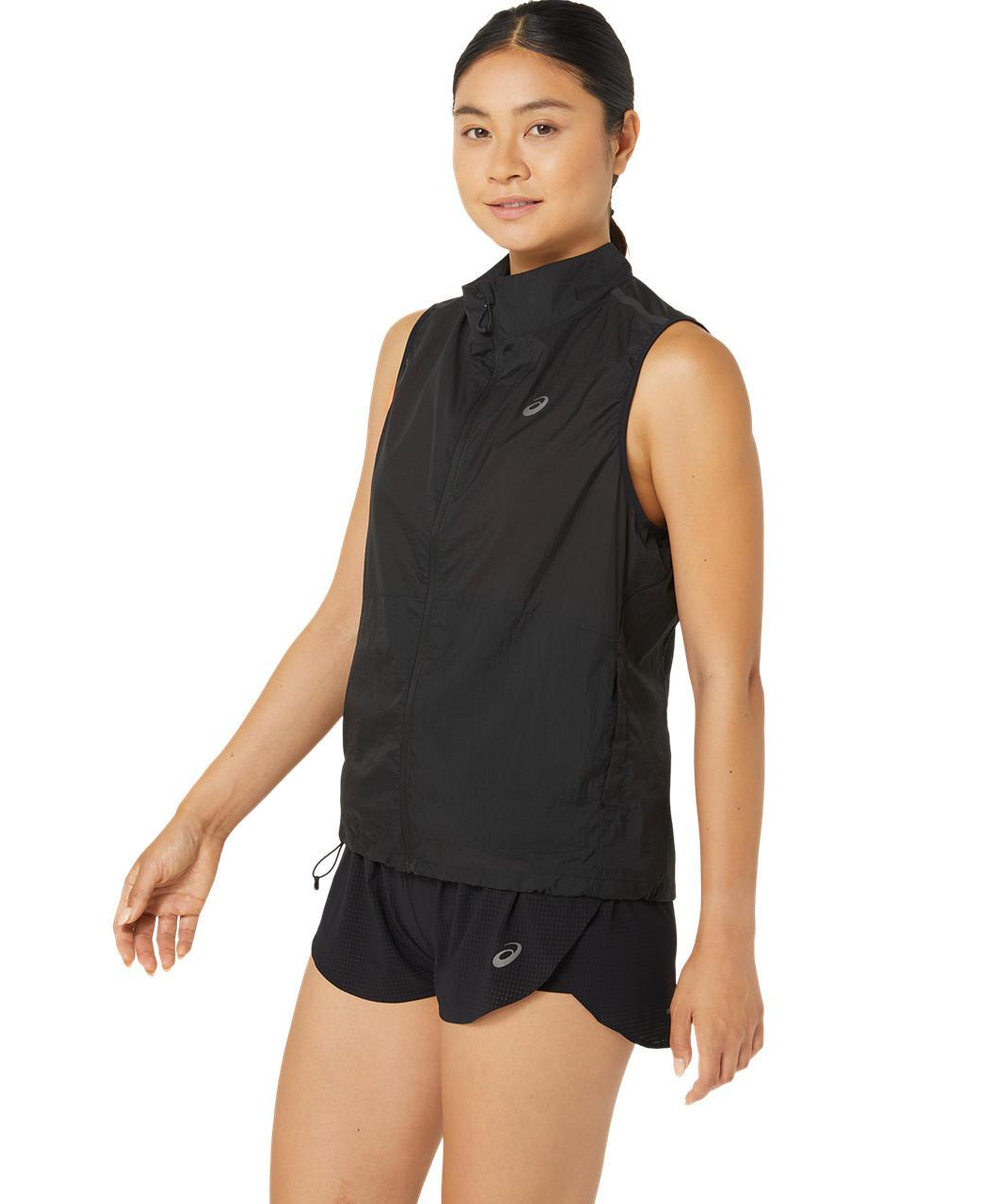 Asics Metarun Packable Gilet Kadın Siyah Koşu Yelek