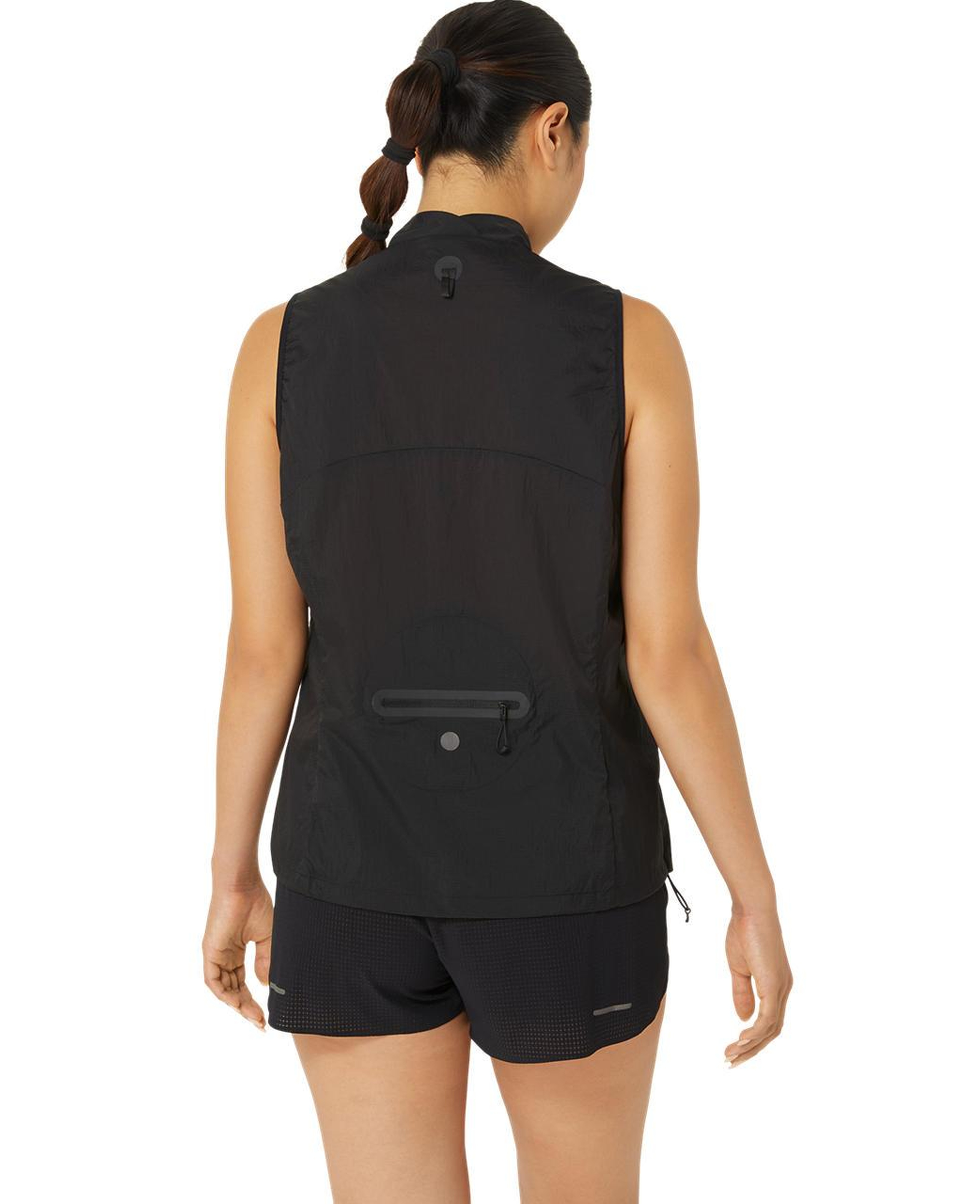 Asics Metarun Packable Gilet Kadın Siyah Koşu Yelek
