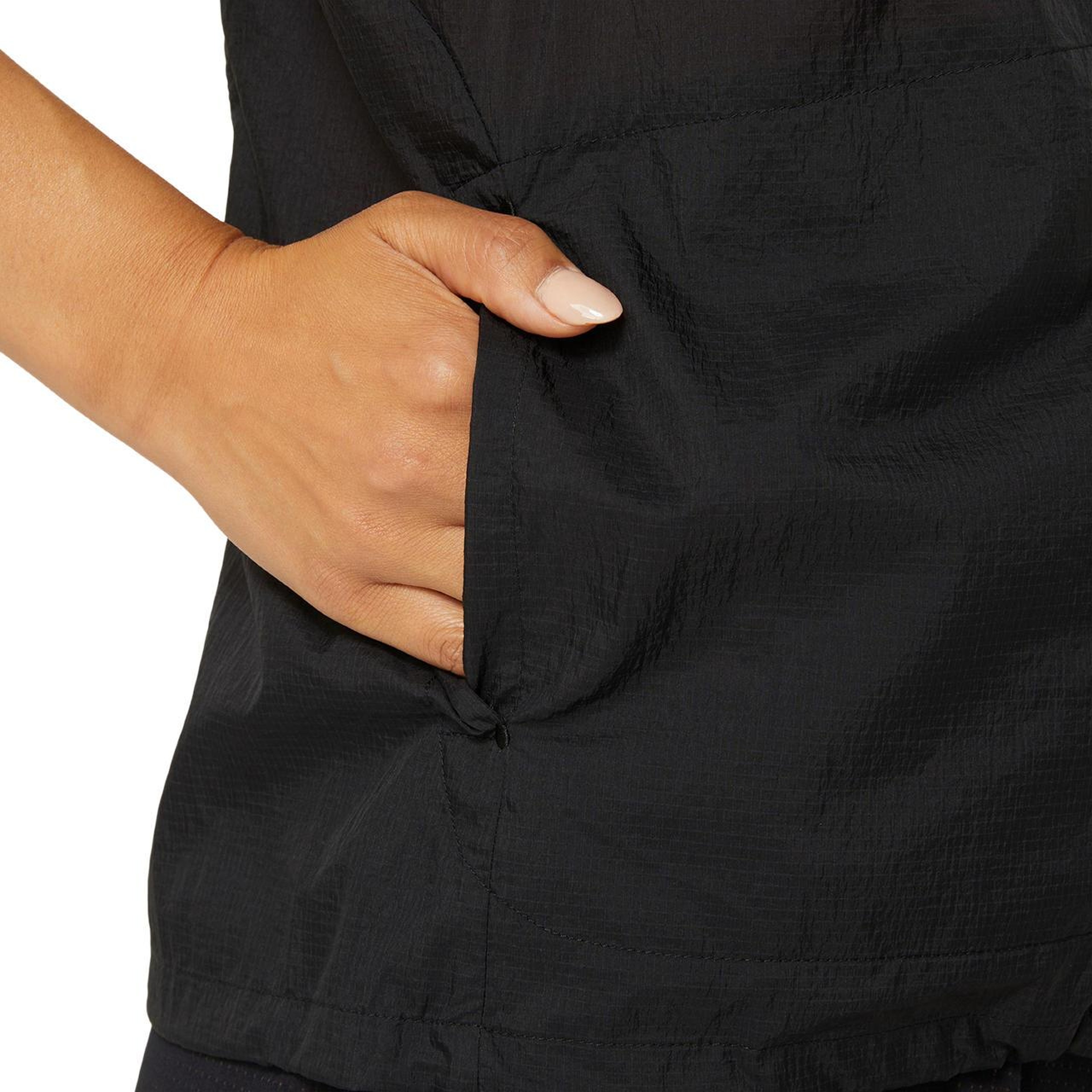 Asics Metarun Packable Gilet Kadın Siyah Koşu Yelek