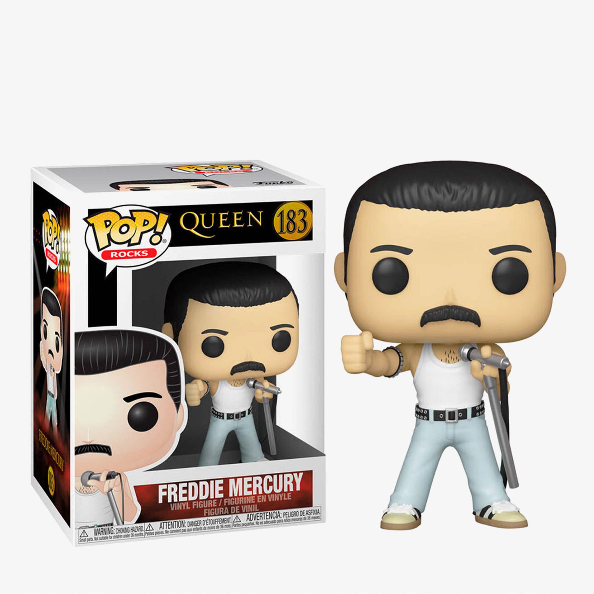 Funko Pop! Rocks: Queen - Freddie Mercury Radio Gaga 1985 Unisex Renkli Figür