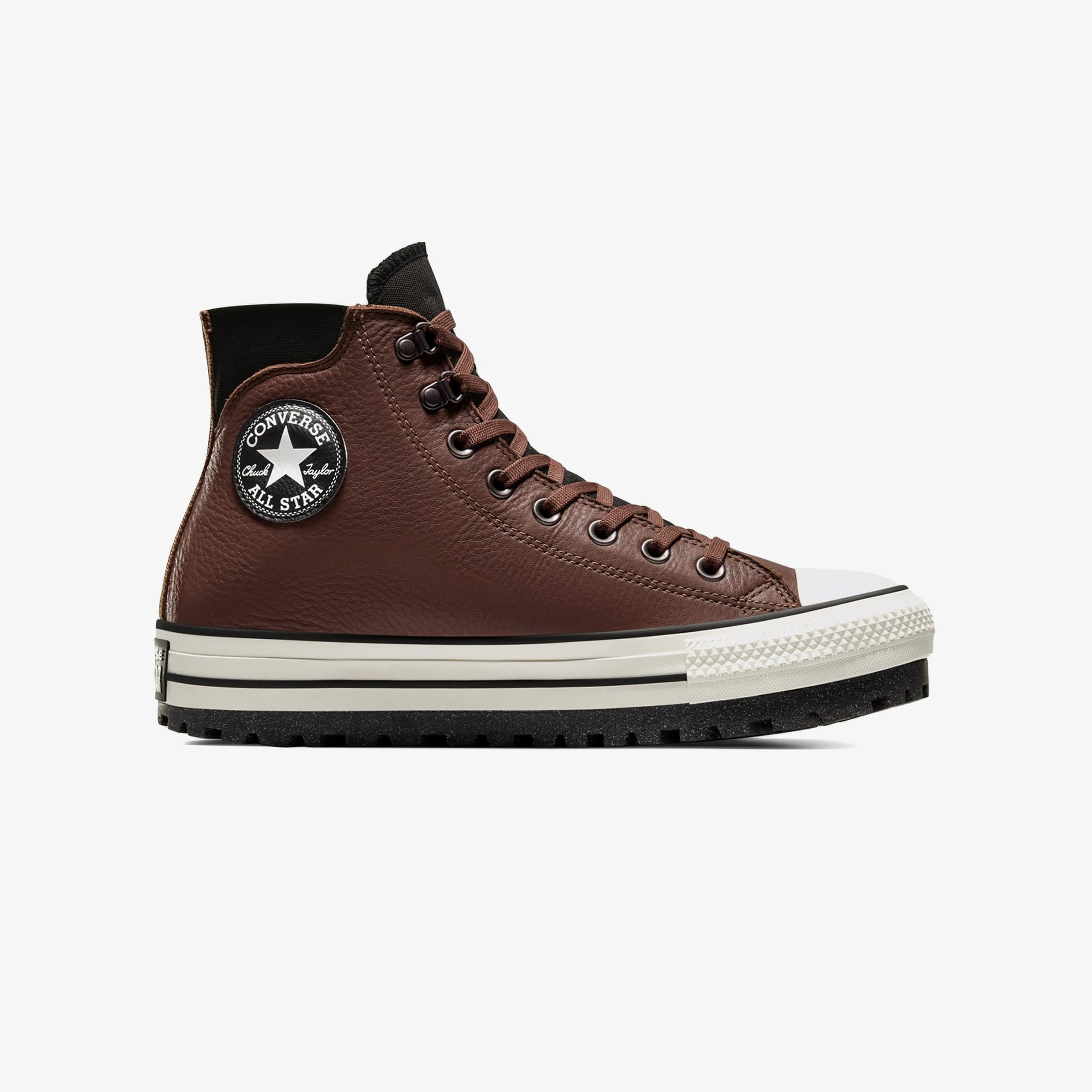 Converse Chuck Taylor All Star City Trek Unisex Kahverengi Deri Bot