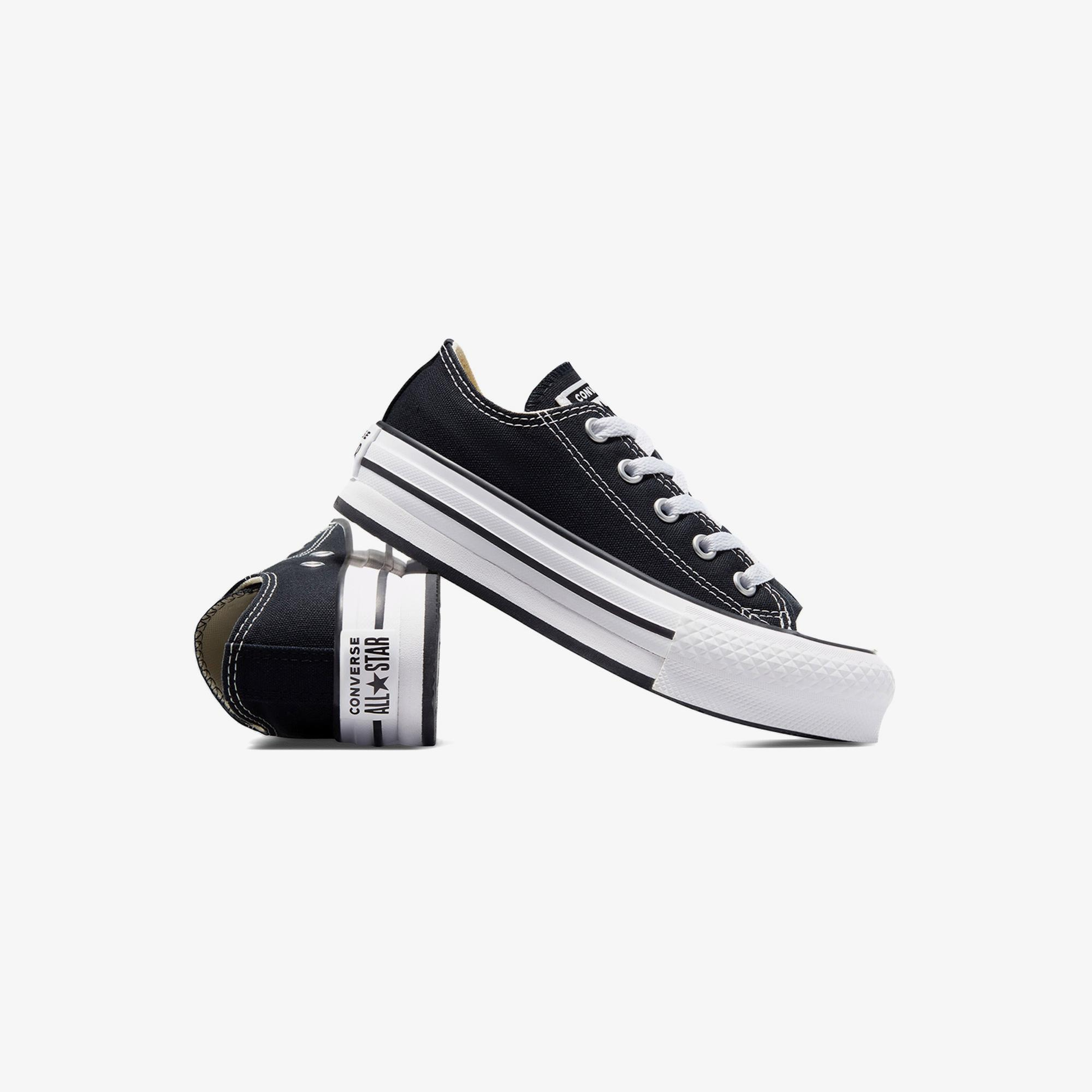 Converse Chuck Taylor All Star Eva Lift Çocuk Siyah Platform Sneaker