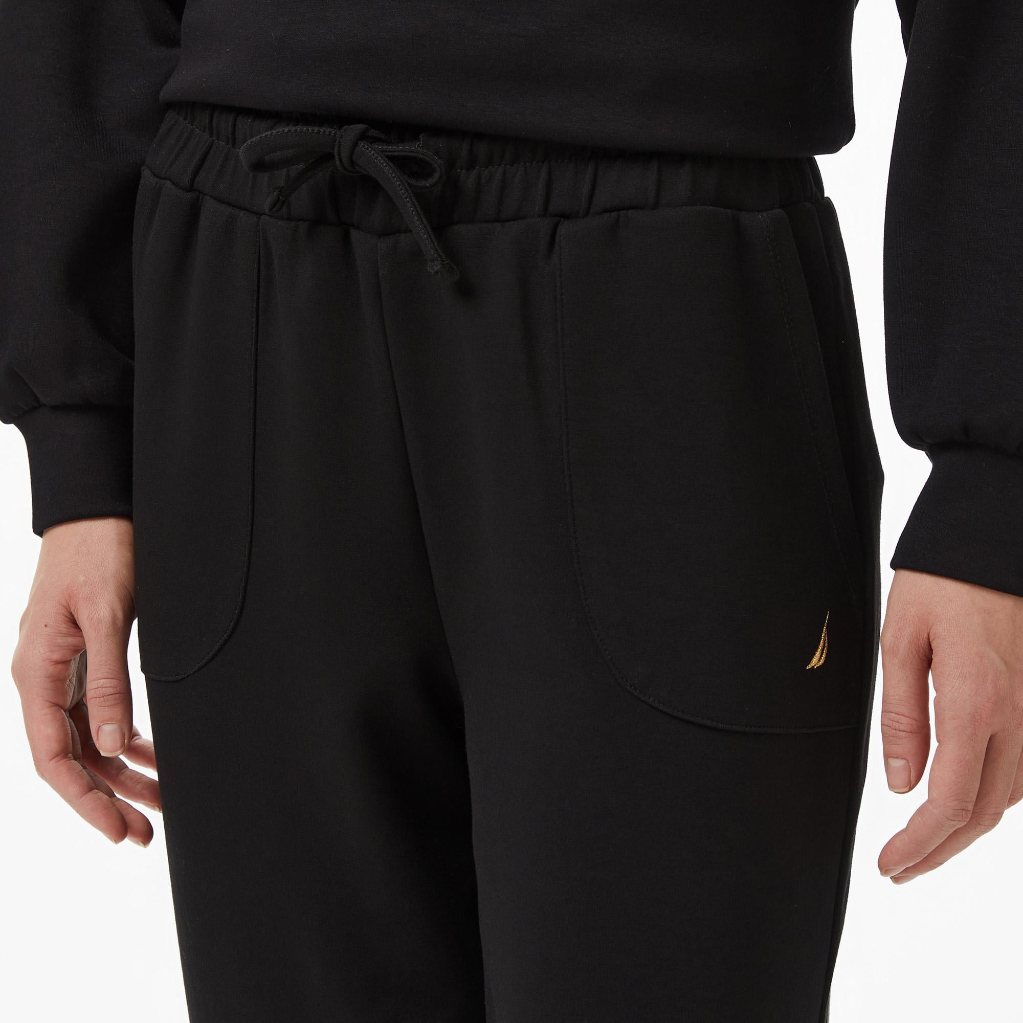 Nautica Kadın Siyah Regular Fit Eşofman Altı