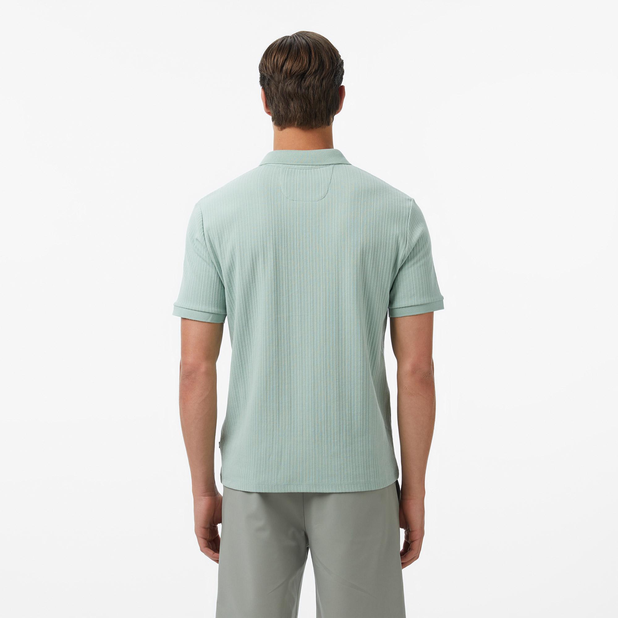 Nautica Erkek Yeşil Regular Fit Polo Yaka T-Shirt