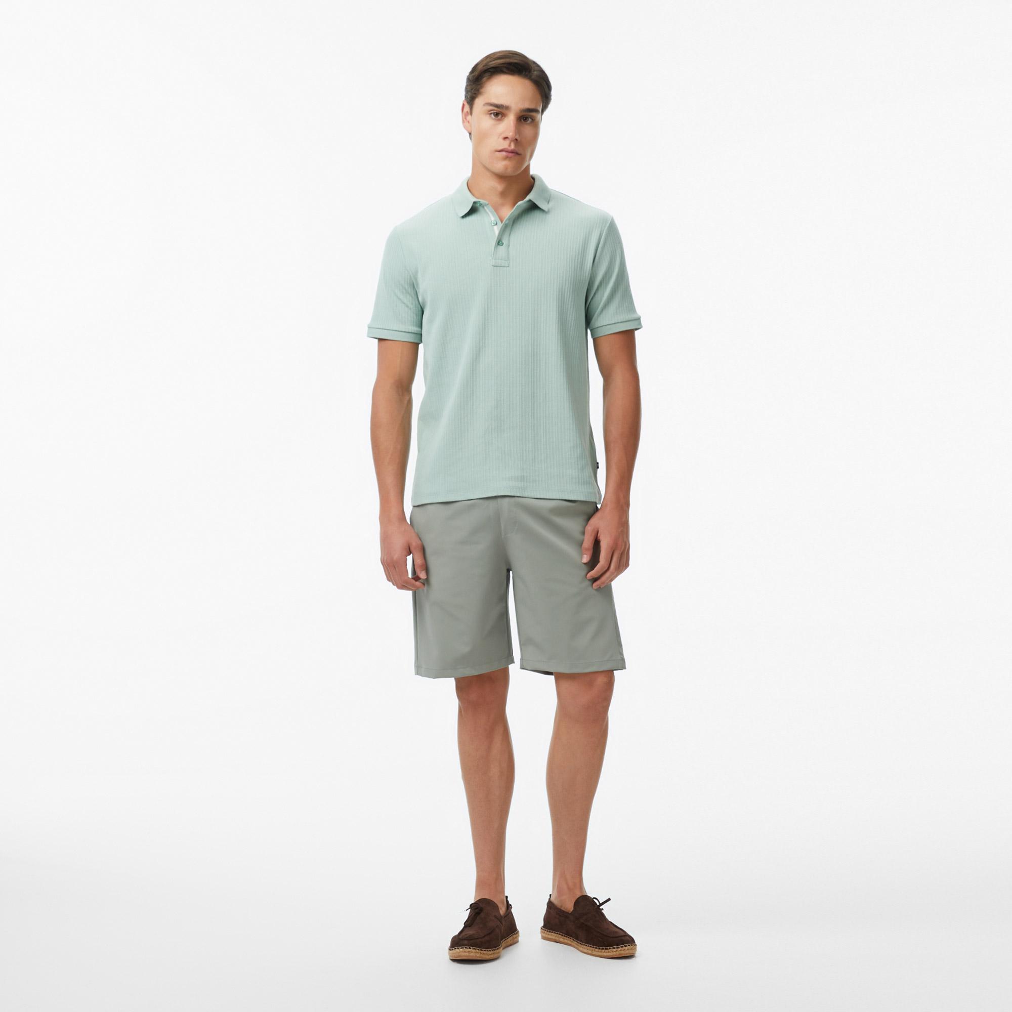 Nautica Erkek Yeşil Regular Fit Polo Yaka T-Shirt