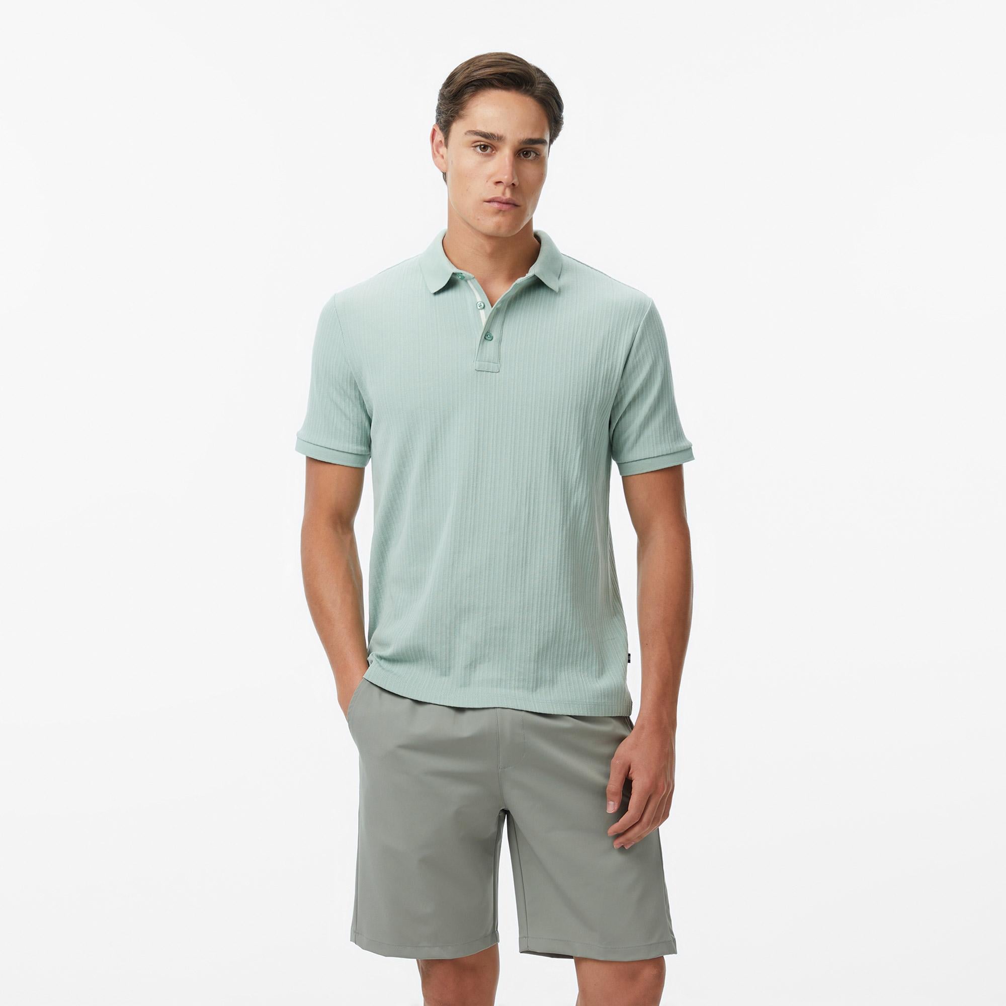 Nautica Erkek Yeşil Regular Fit Polo Yaka T-Shirt