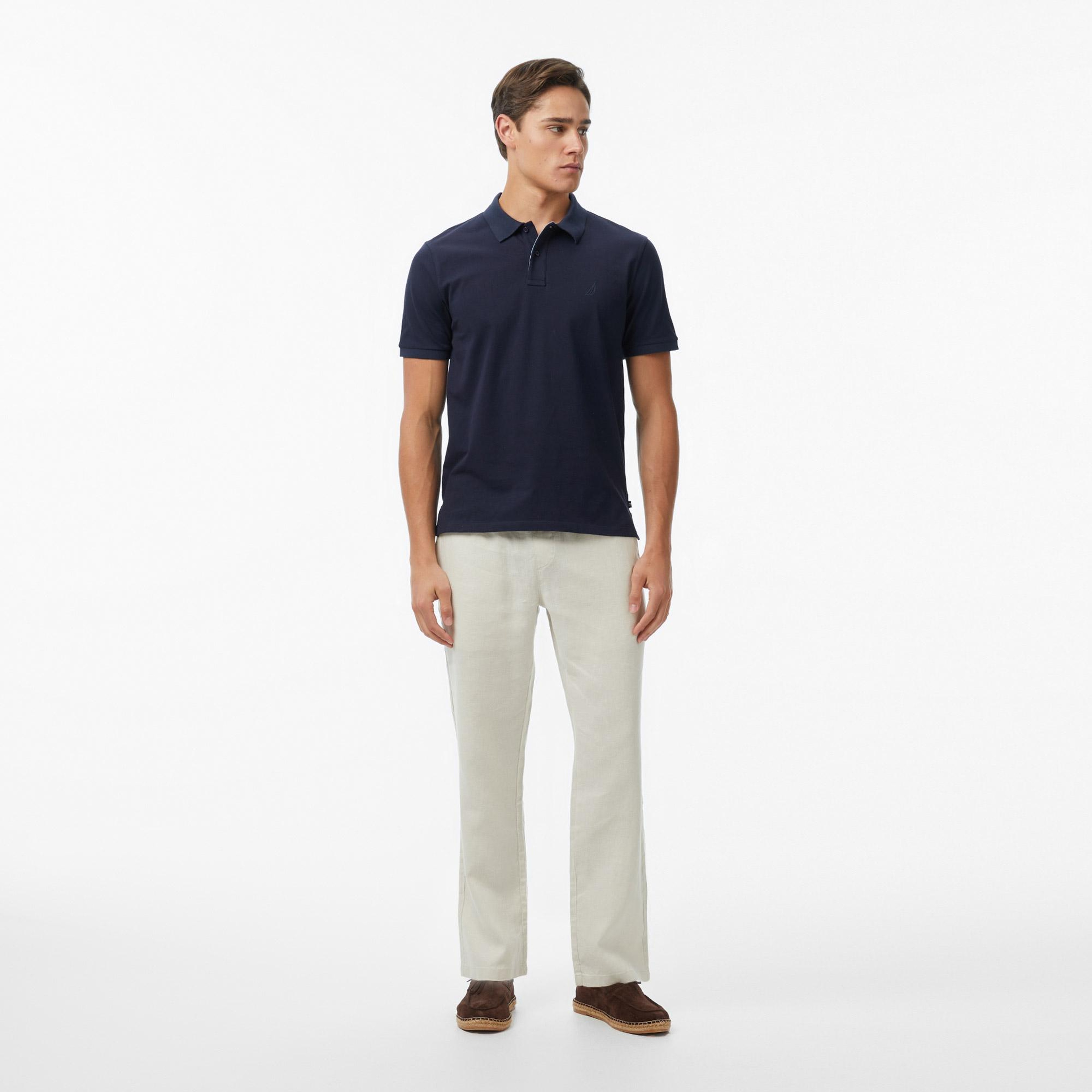 Nautica Erkek Lacivert Regular Fit Polo Yaka T-Shirt