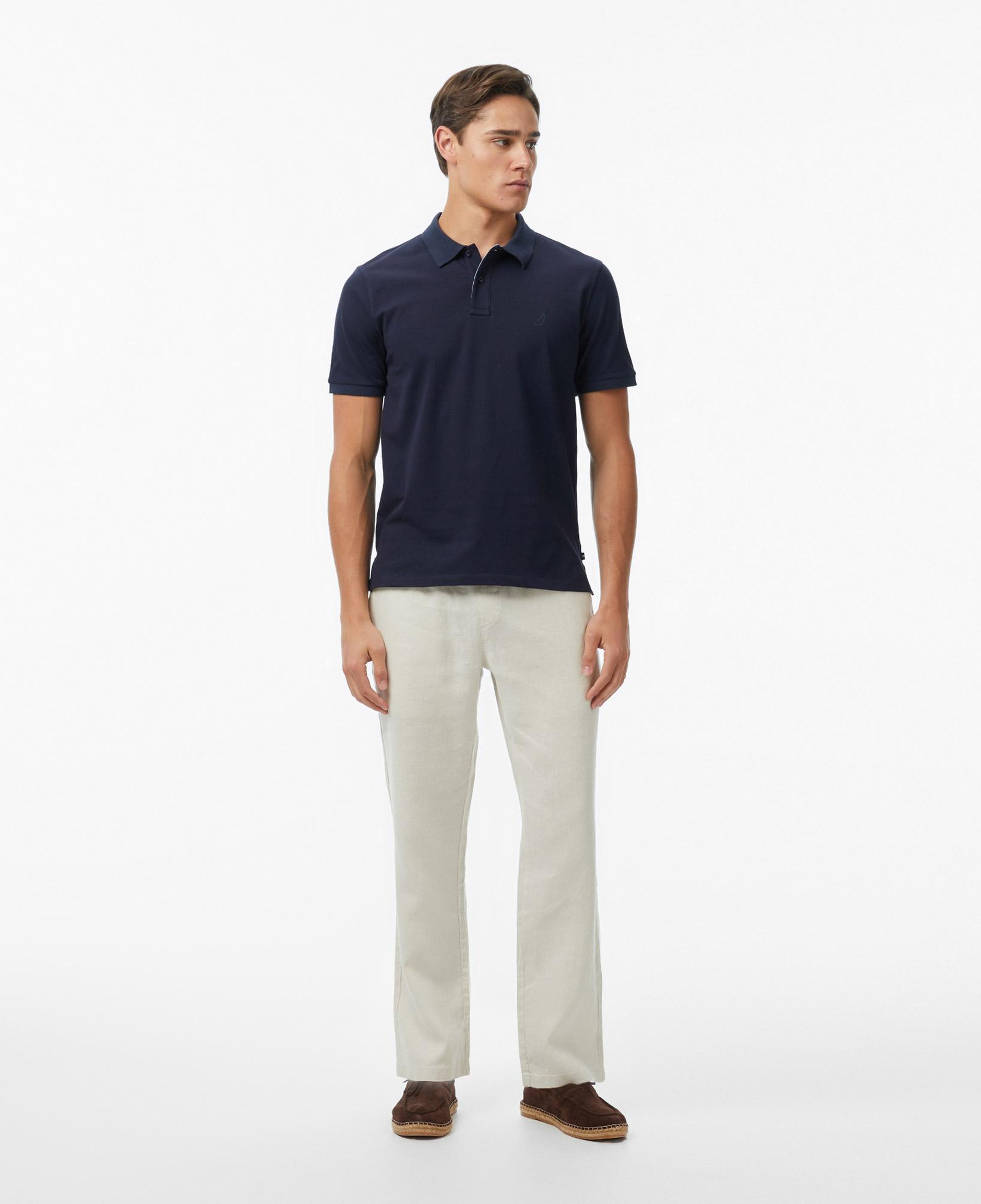 Nautica Erkek Lacivert Regular Fit Polo Yaka T-Shirt