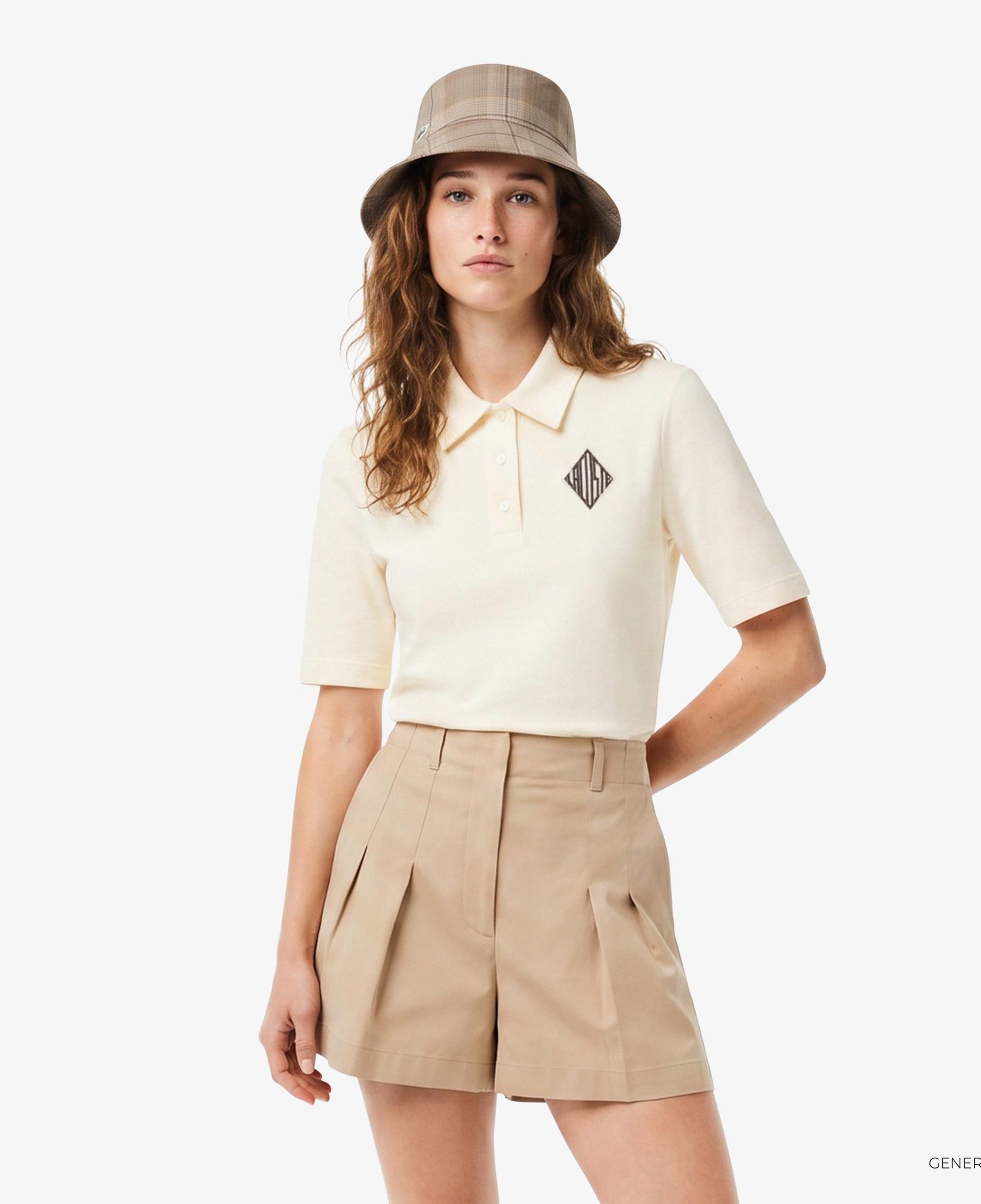 Lacoste Kadın Slim Fit Sarı Polo