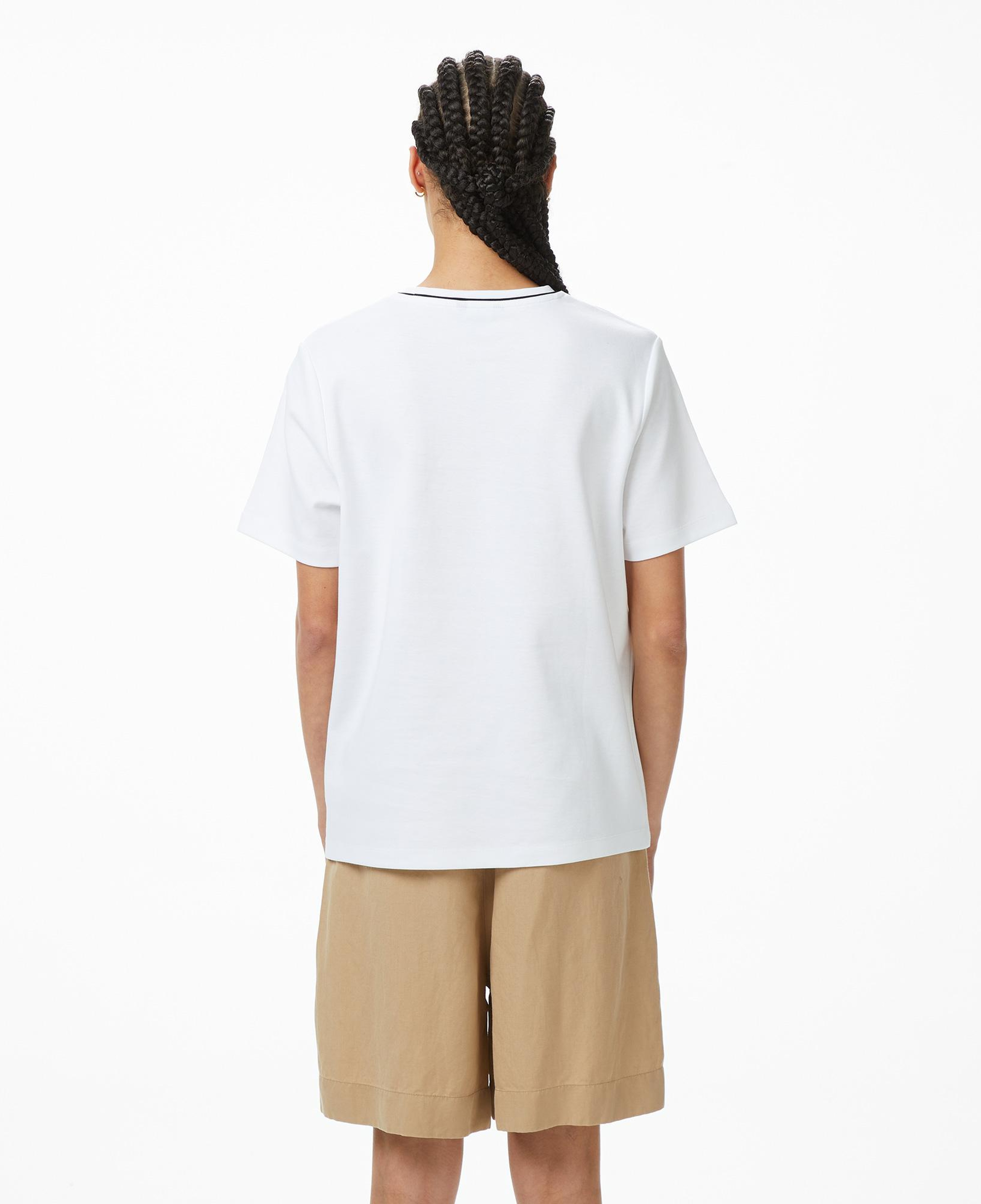 Nautica Kadın Beyaz Regular Fit T-Shirt