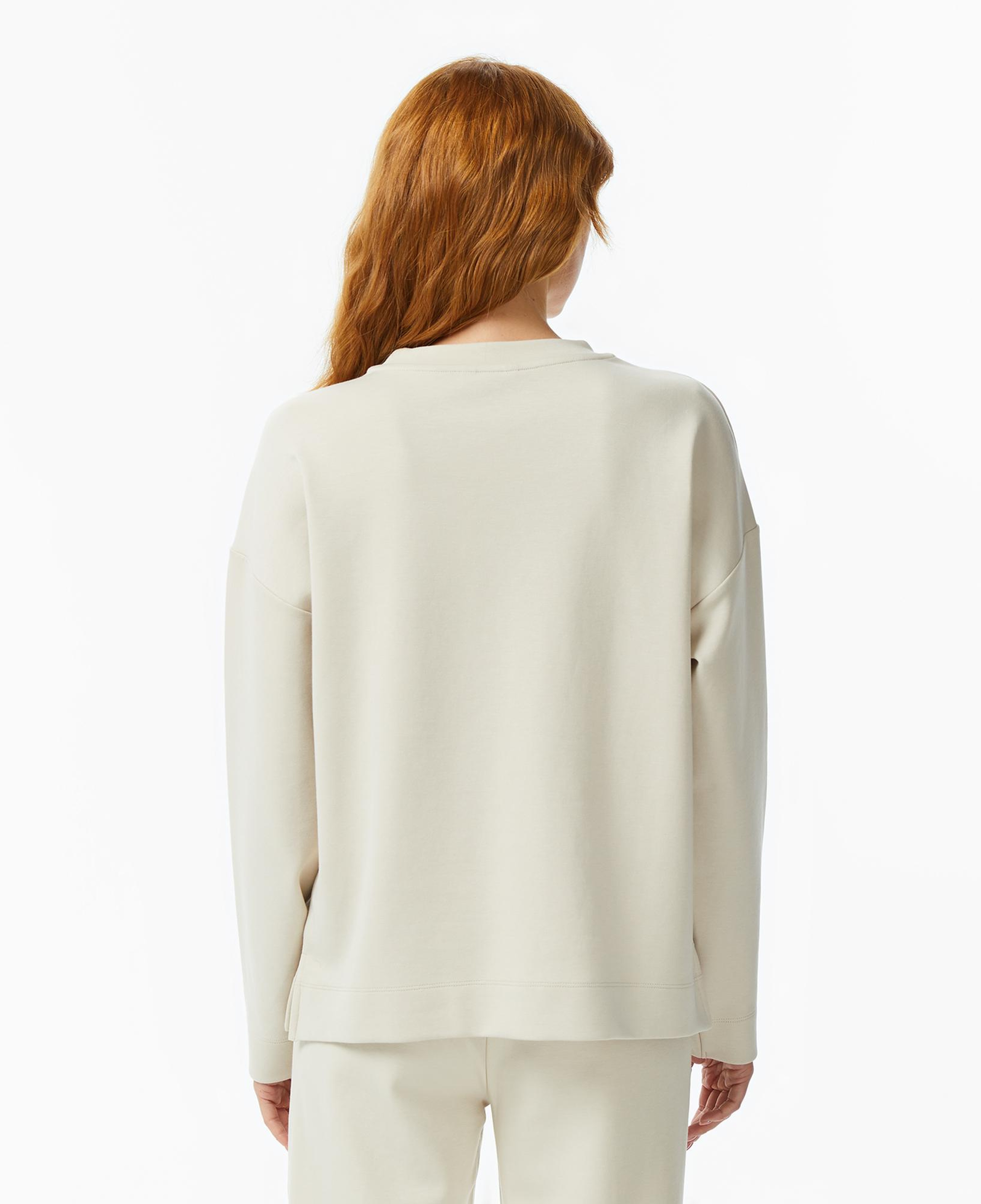 Nautica Kadın Bej Regular Fit Sweatshirt