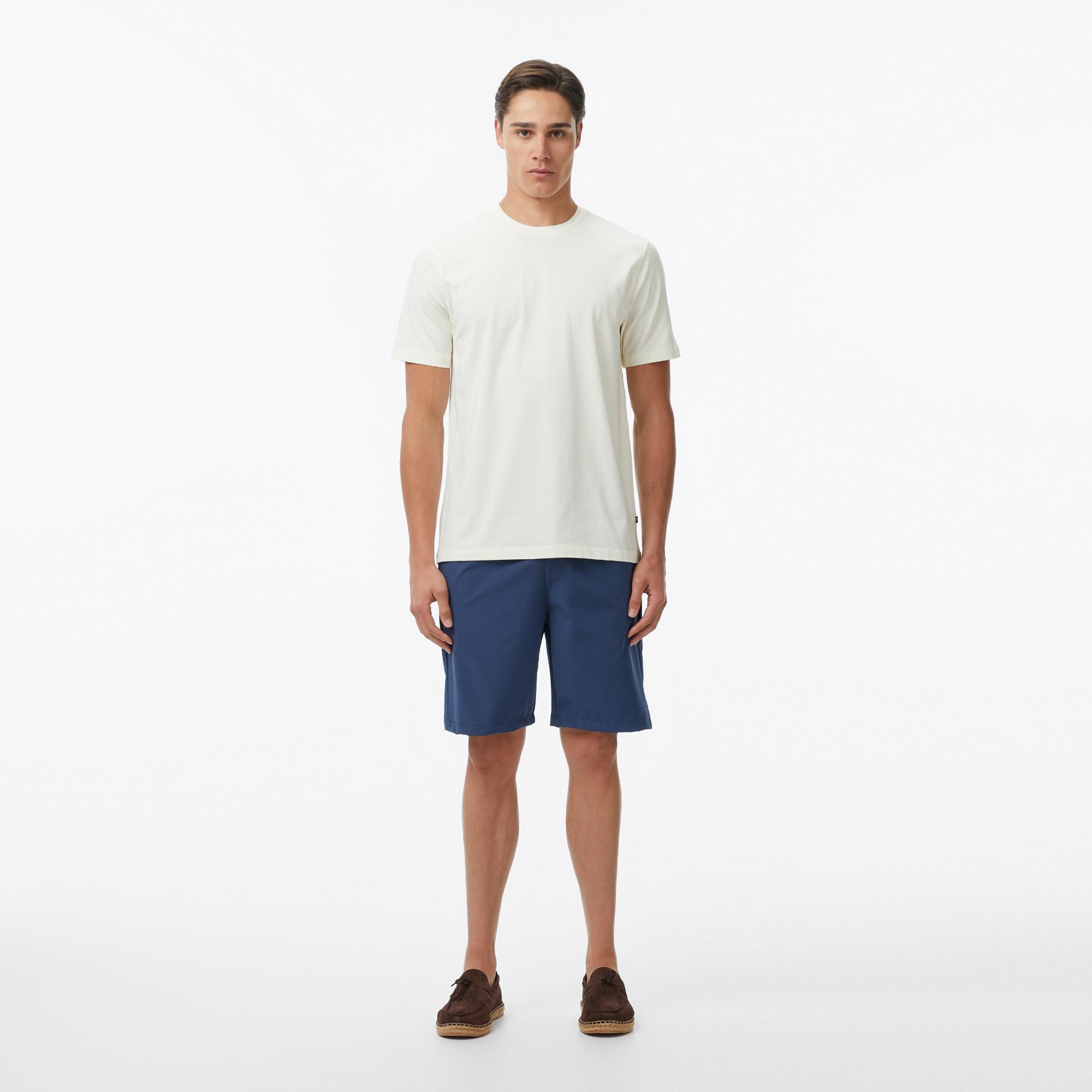 Nautica Erkek Mavi Regular Fit Su İtici Şort