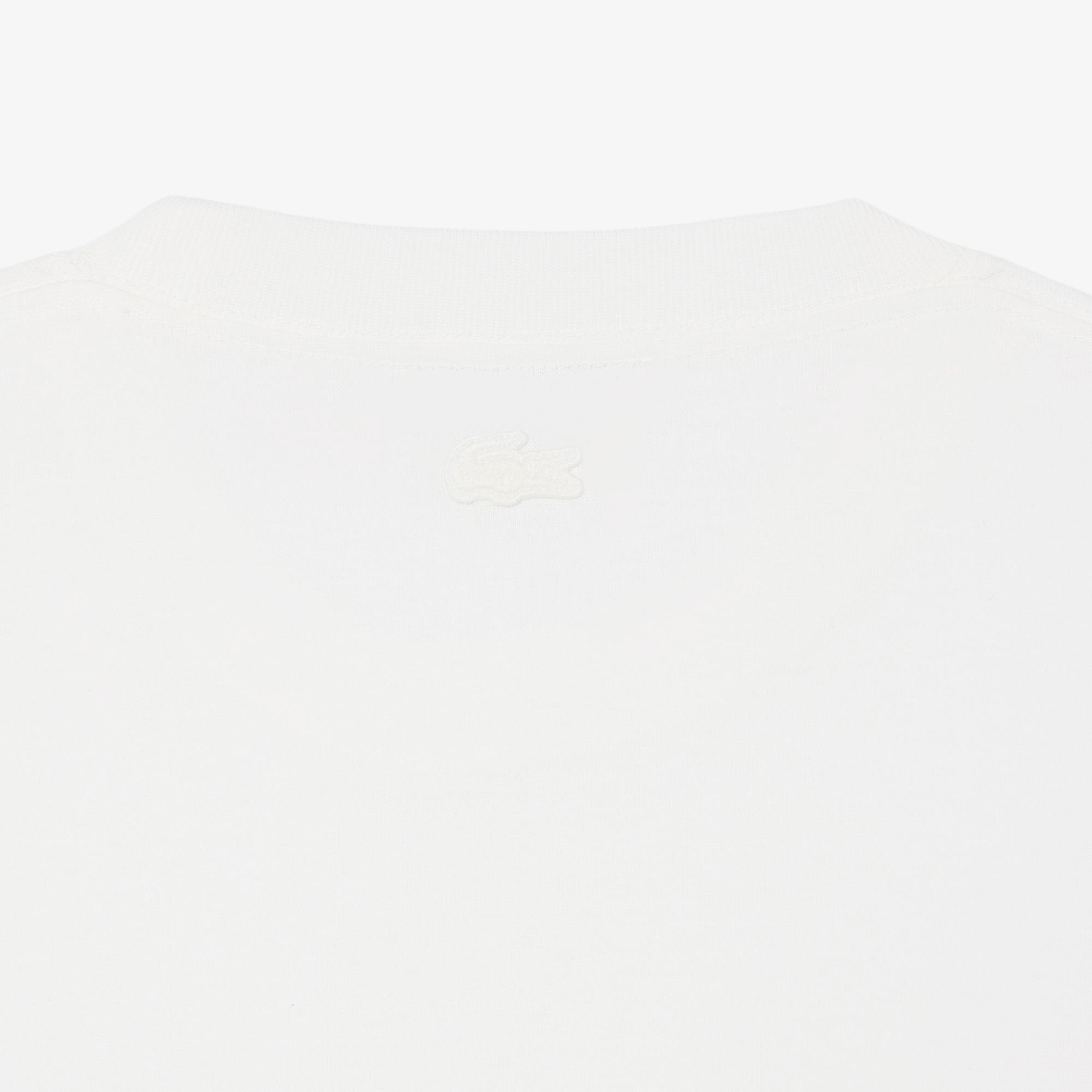 Lacoste Erkek Classic Fit Bisiklet Yaka Beyaz T-Shirt