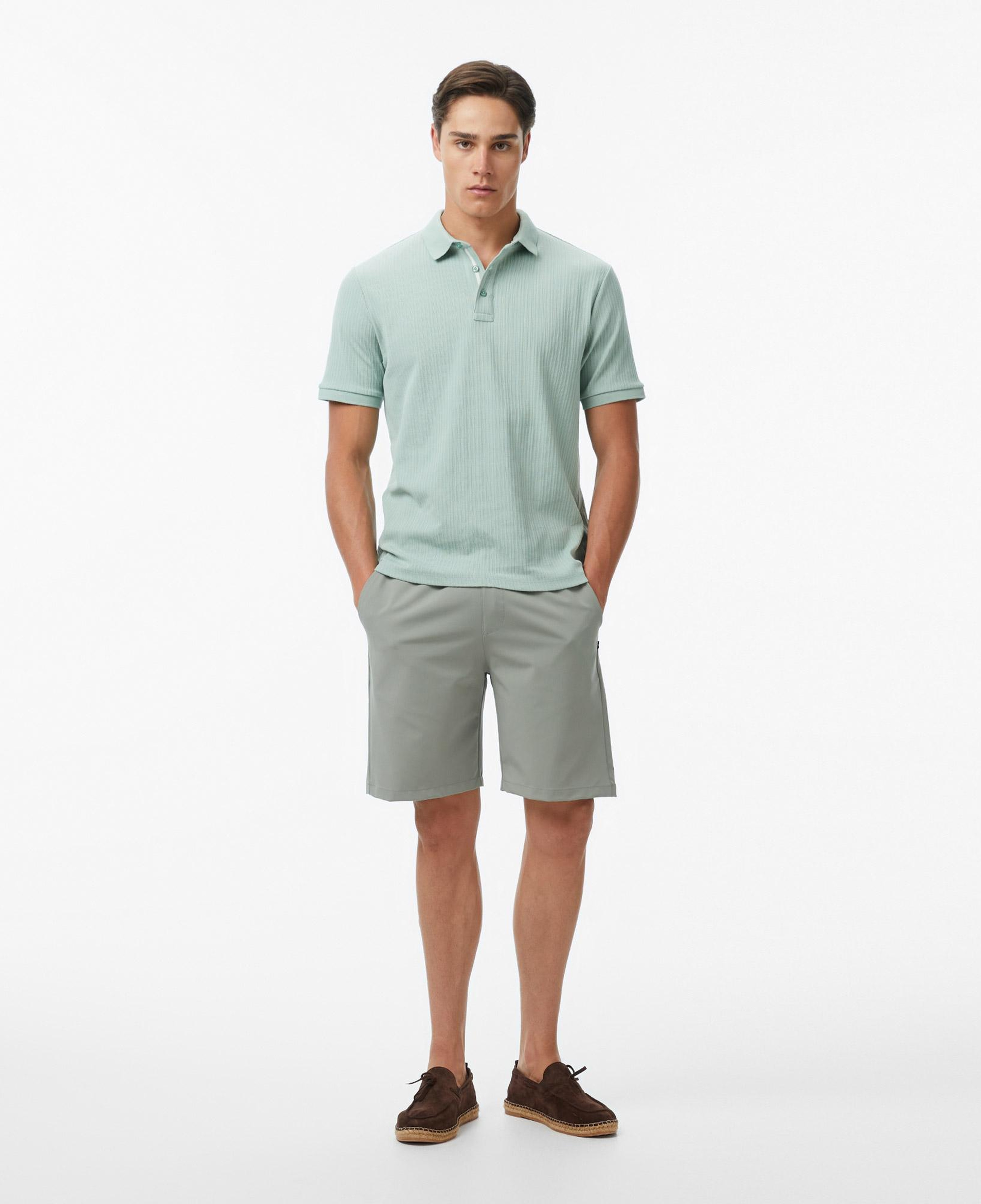 Nautica Erkek Yeşil Regular Fit Su İtici Şort