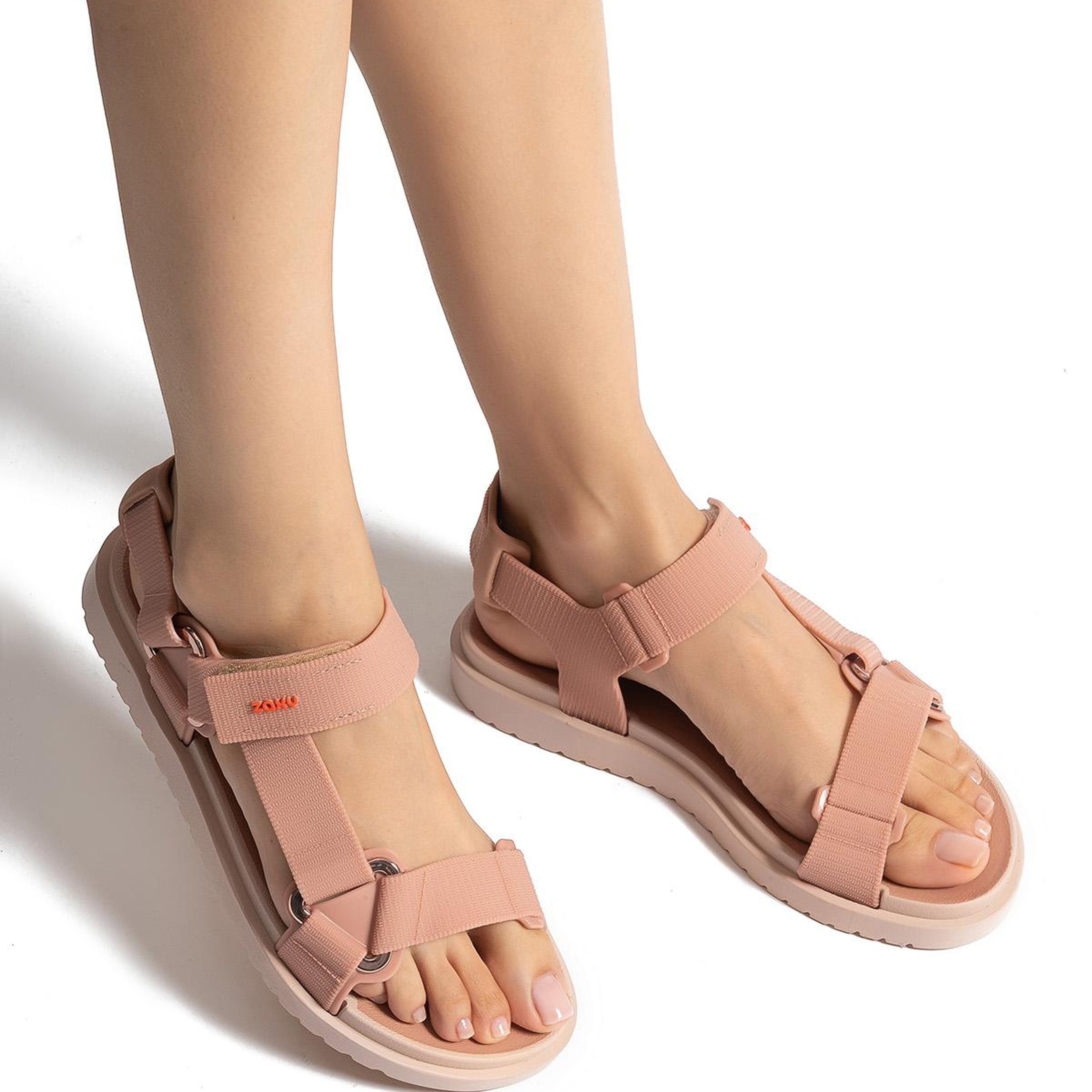 Go Papete Kadın Sandalet Pudra 35/42