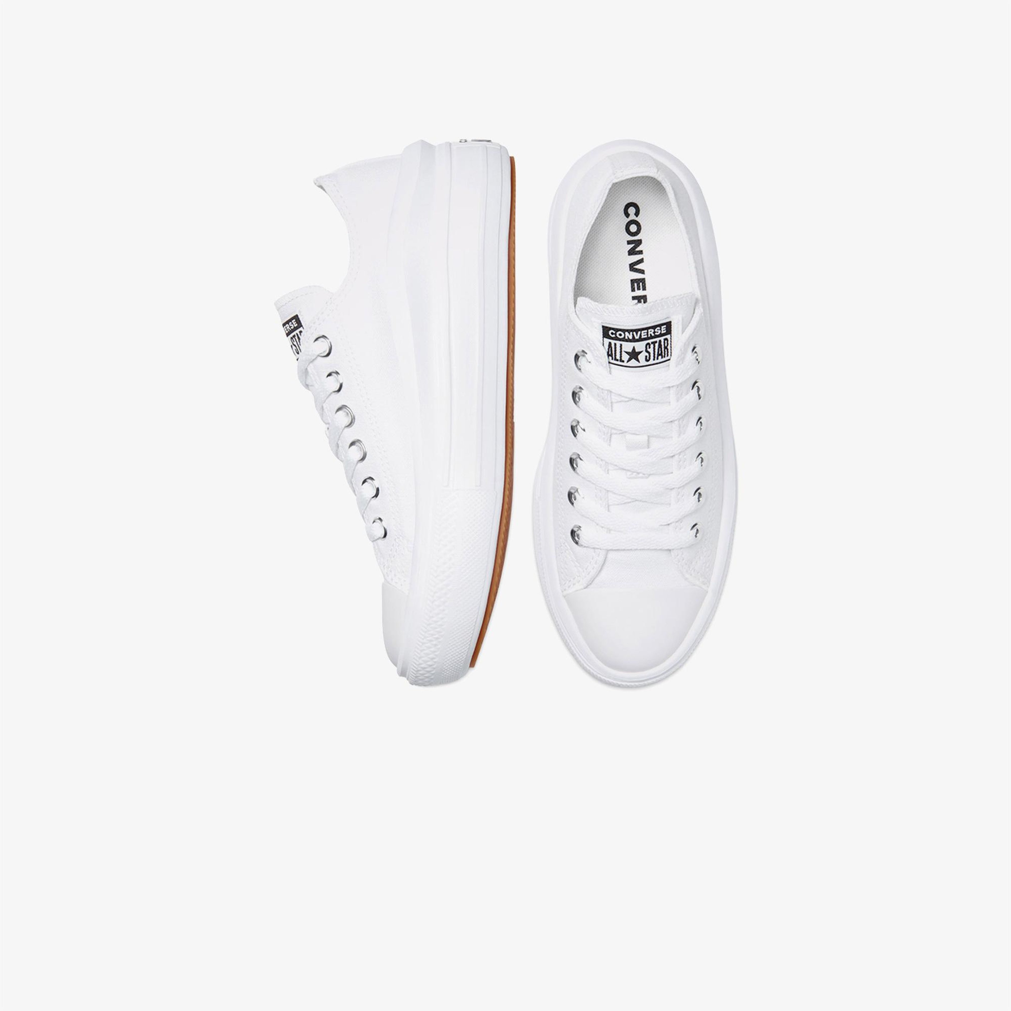 Converse Chuck Taylor All Star Move Low Platform Unisex Beyaz Sneaker