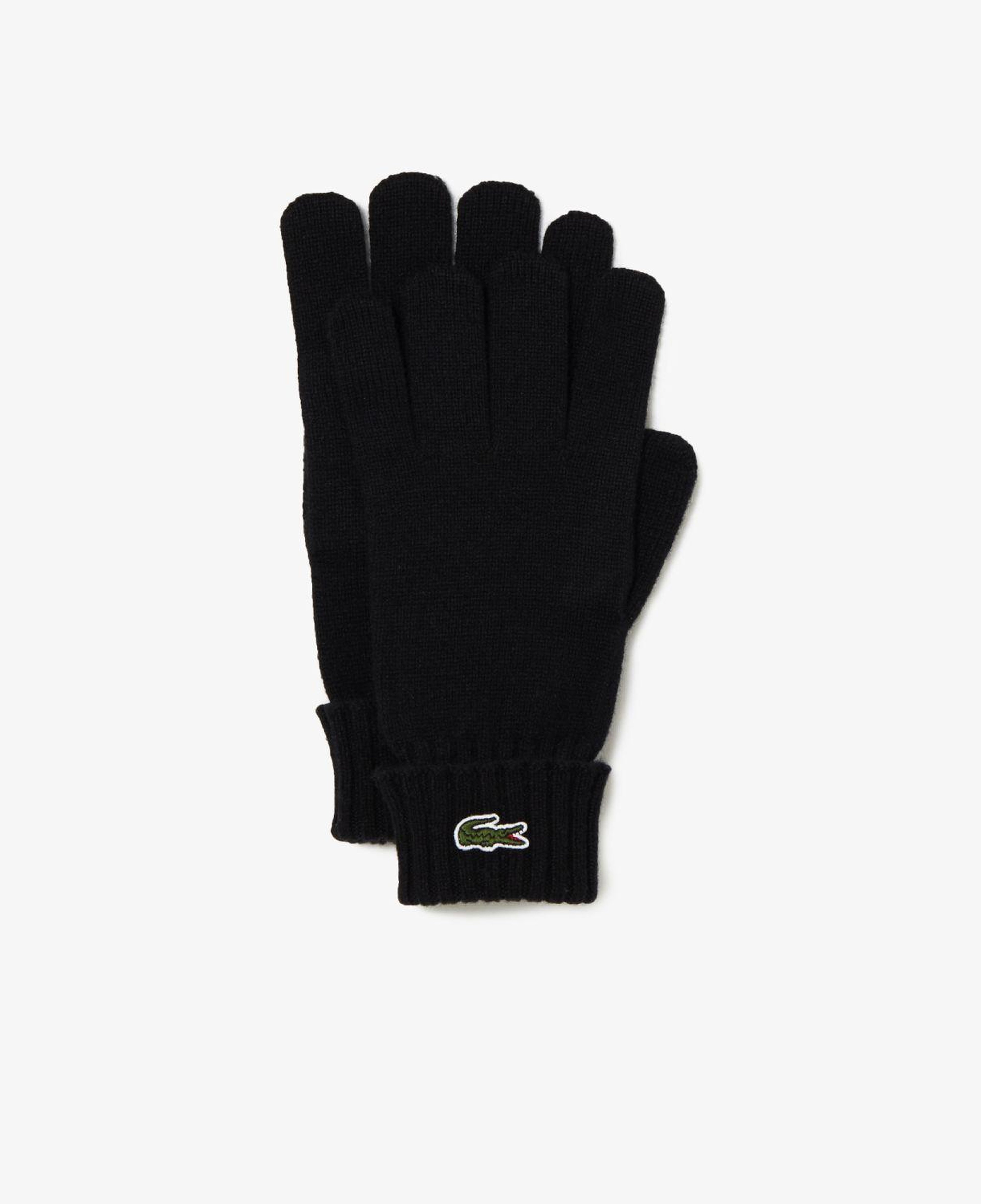Unisex Yün Siyah Eldiven