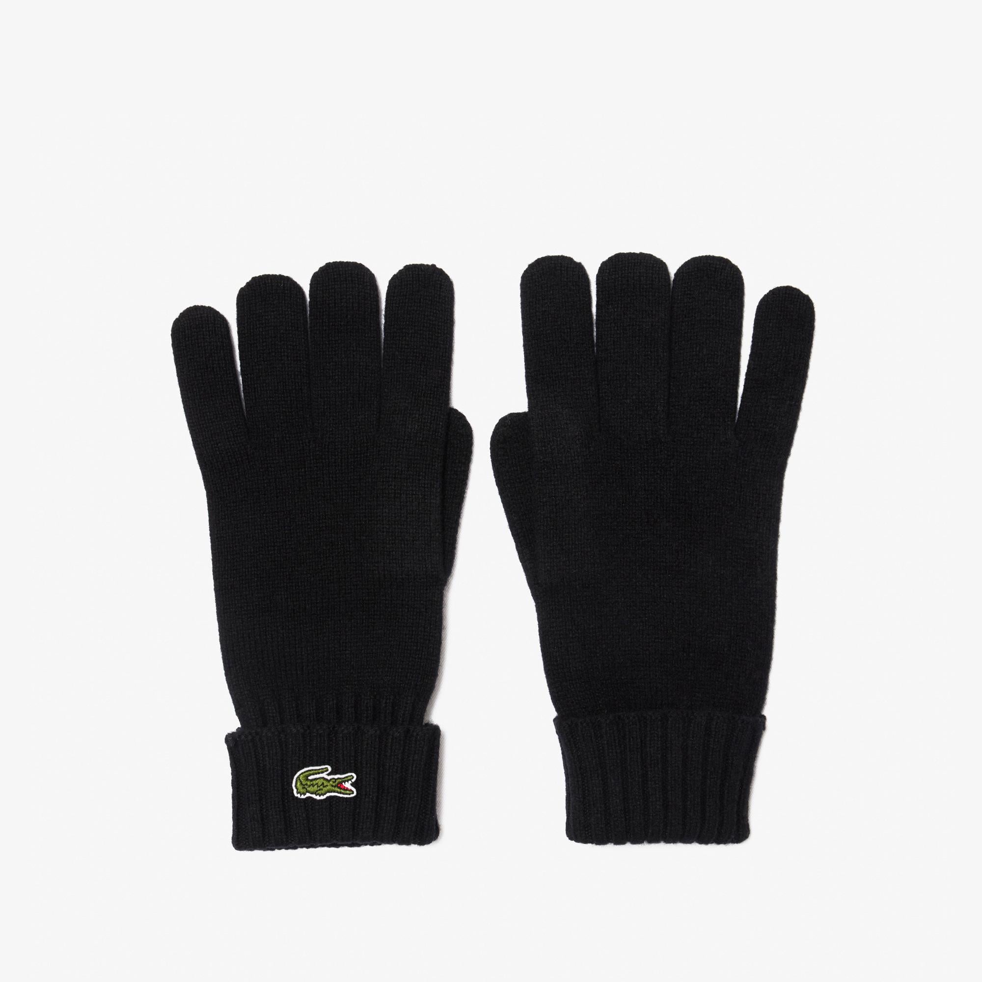 Unisex Yün Siyah Eldiven