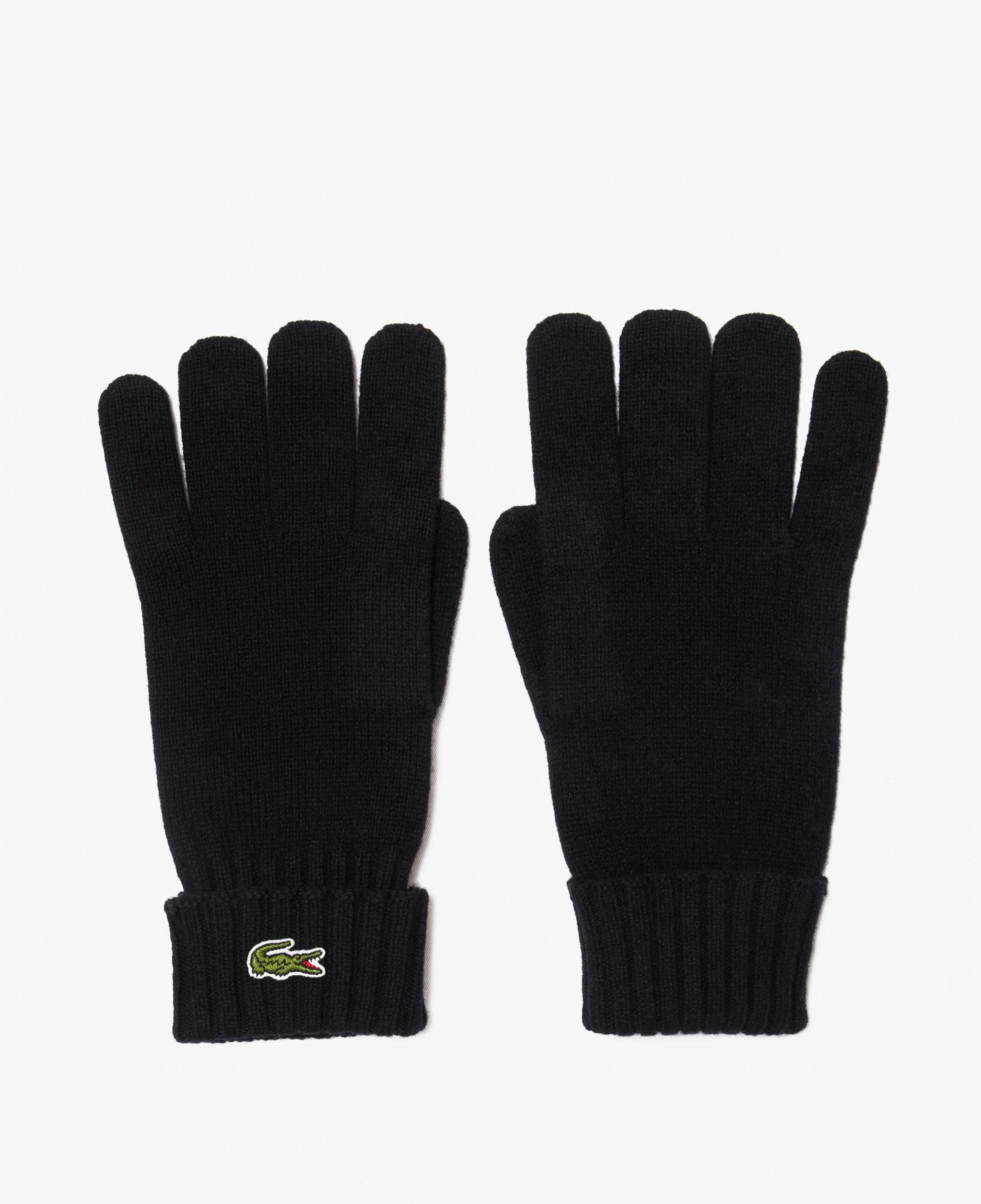 Unisex Yün Siyah Eldiven