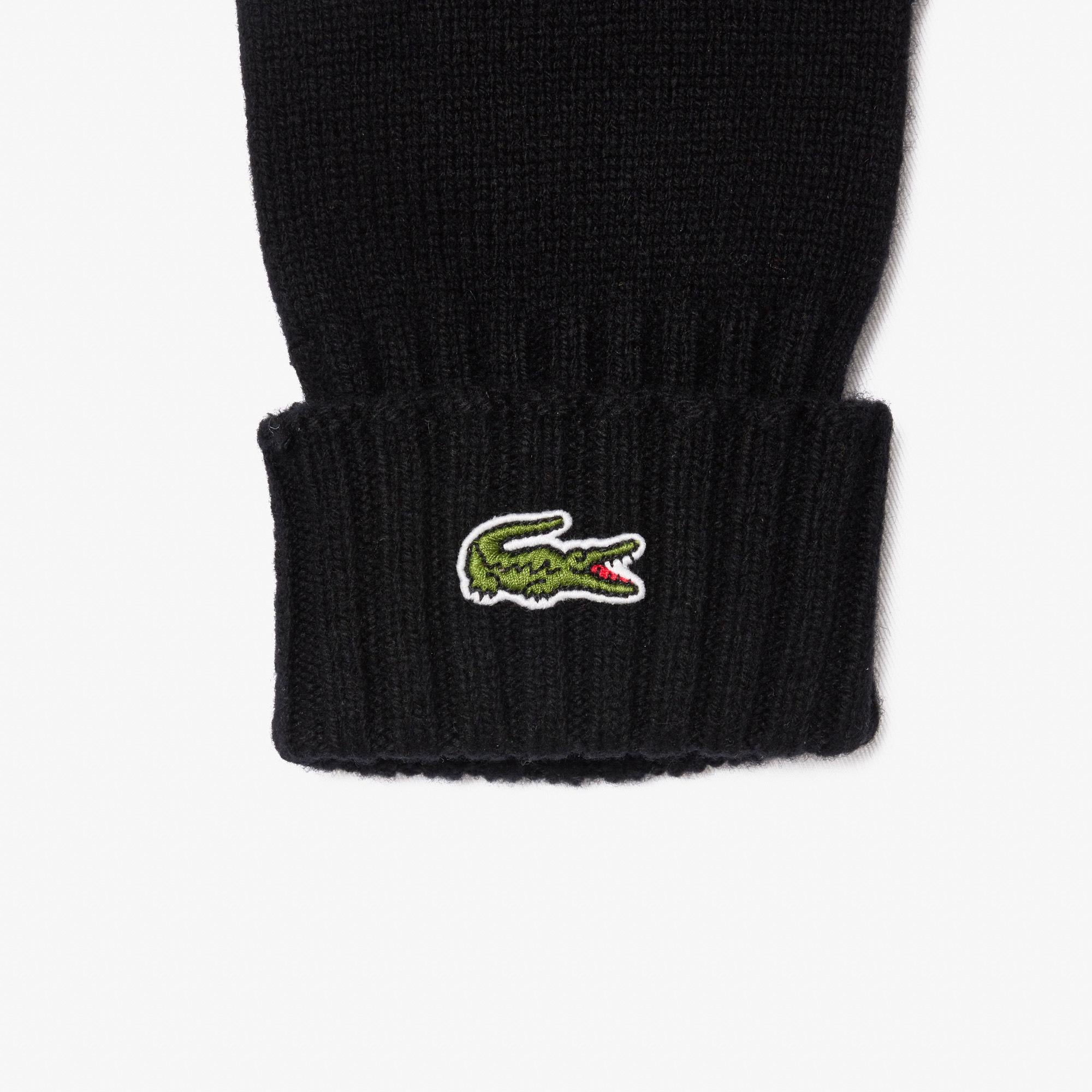 Unisex Yün Siyah Eldiven