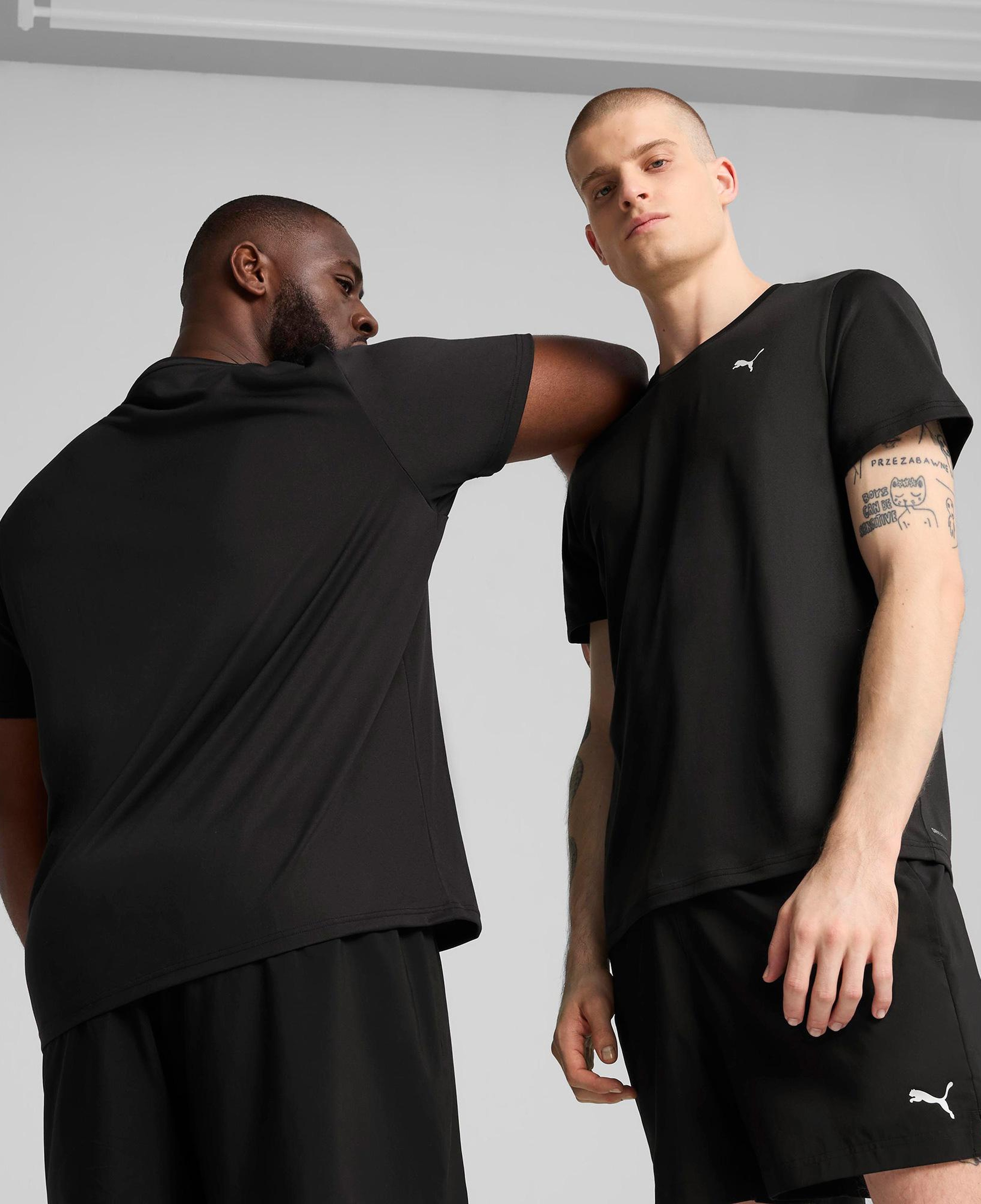 Puma Tad Ess Solid Cat Lc Erkek Siyah Antrenman T-Shirt