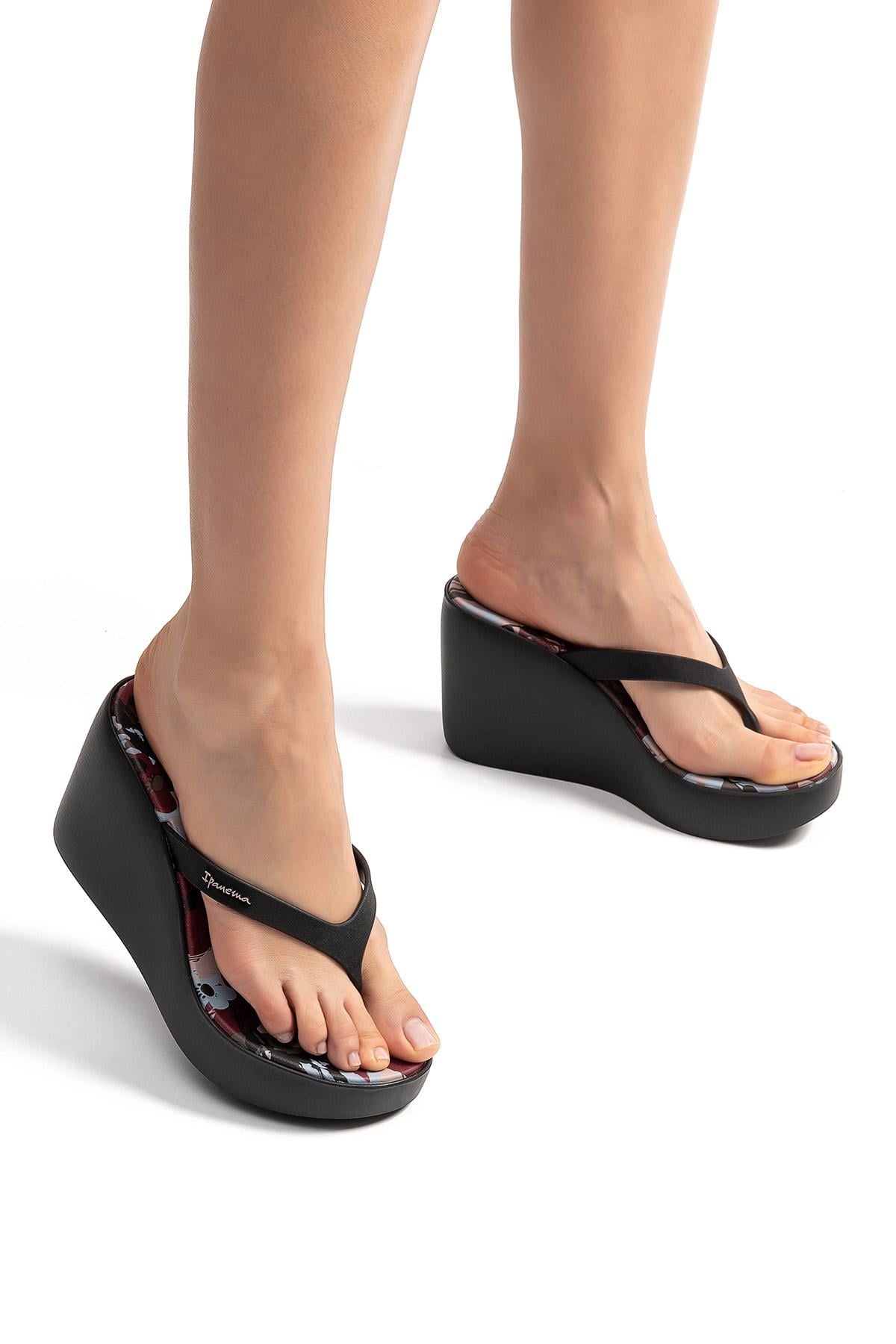 High Fashion Thong Kadın Parmak Arası Terlik Siyah 35/40