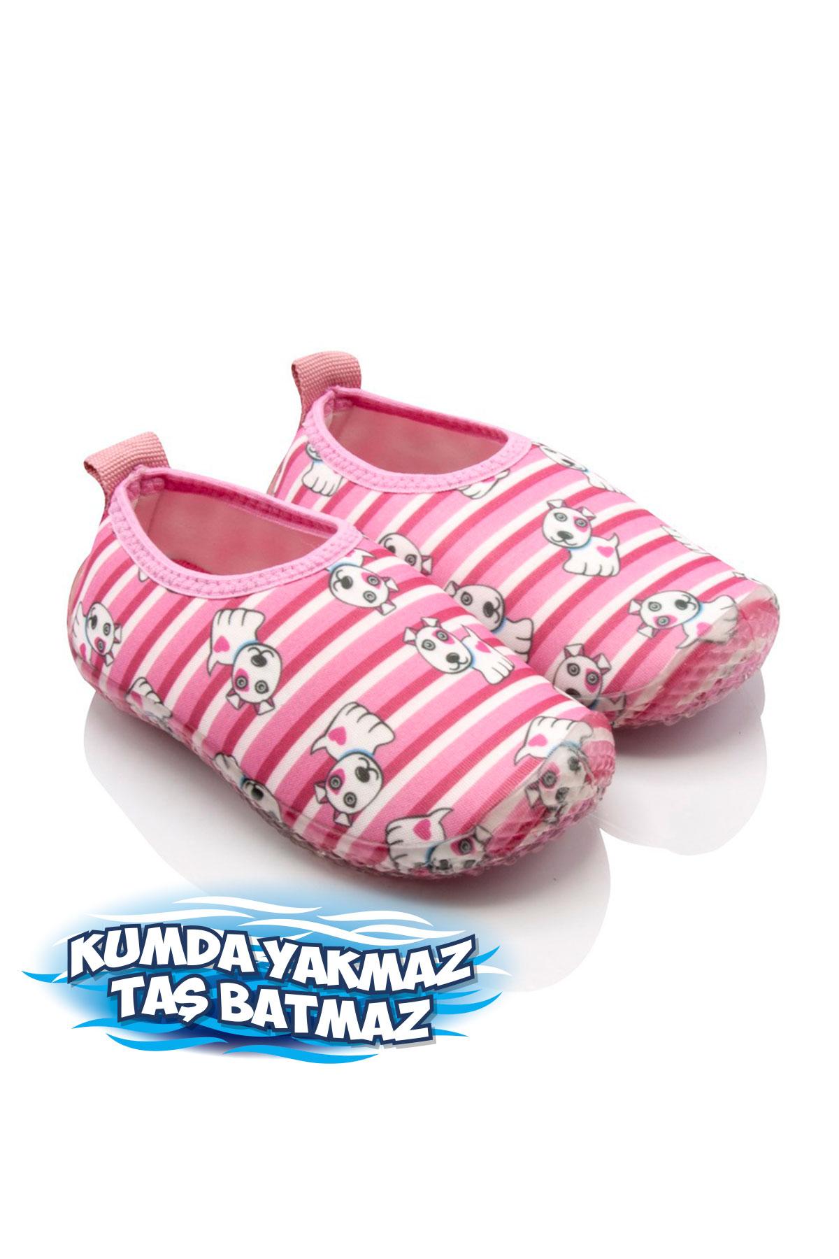 Köpek Çocuk Deniz Ayakkabısı Pembe 20/29