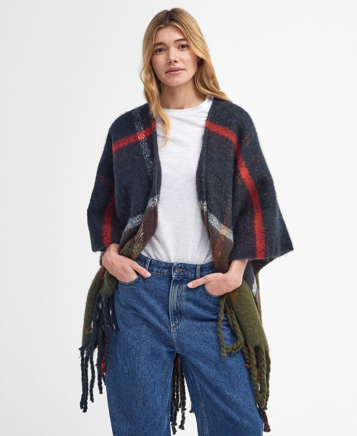 Barbour Isla Boucle Şal Hırka