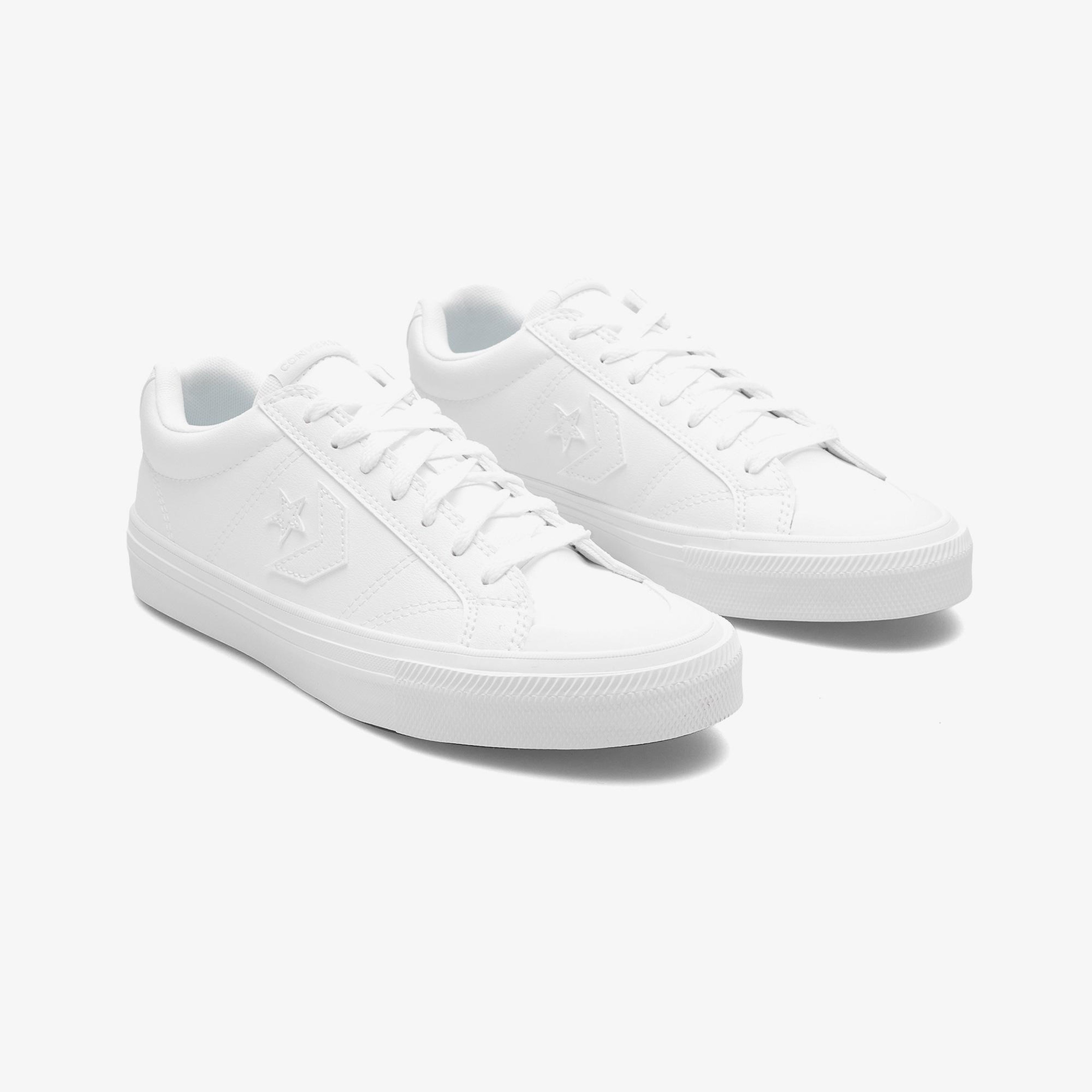 Converse Sport Casual Faux Leather Unisex Beyaz Sneaker