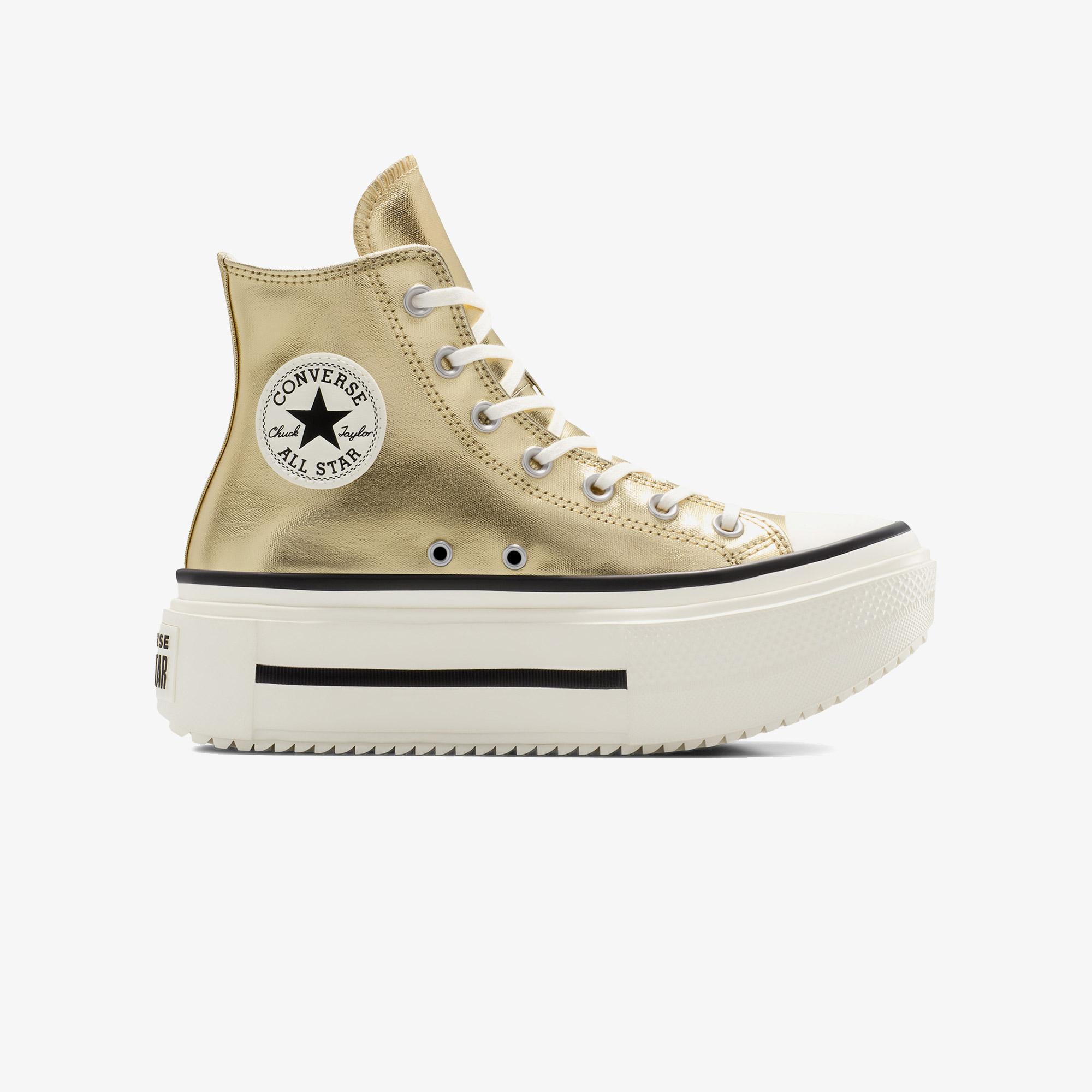 Converse Chuck Taylor All Star Lift Double Stack Unisex Altın Sneaker