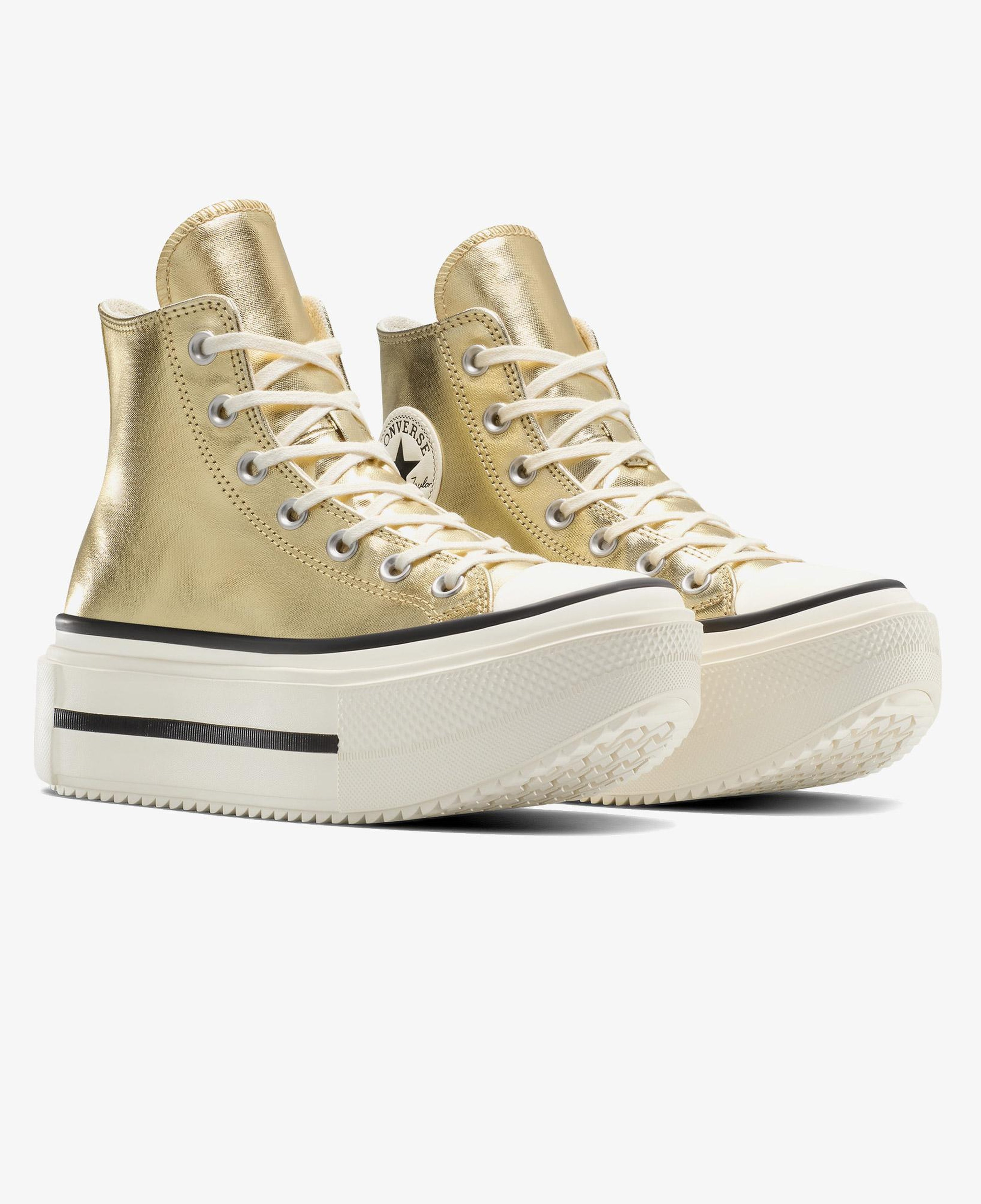 Converse Chuck Taylor All Star Lift Double Stack Unisex Sarı Sneaker