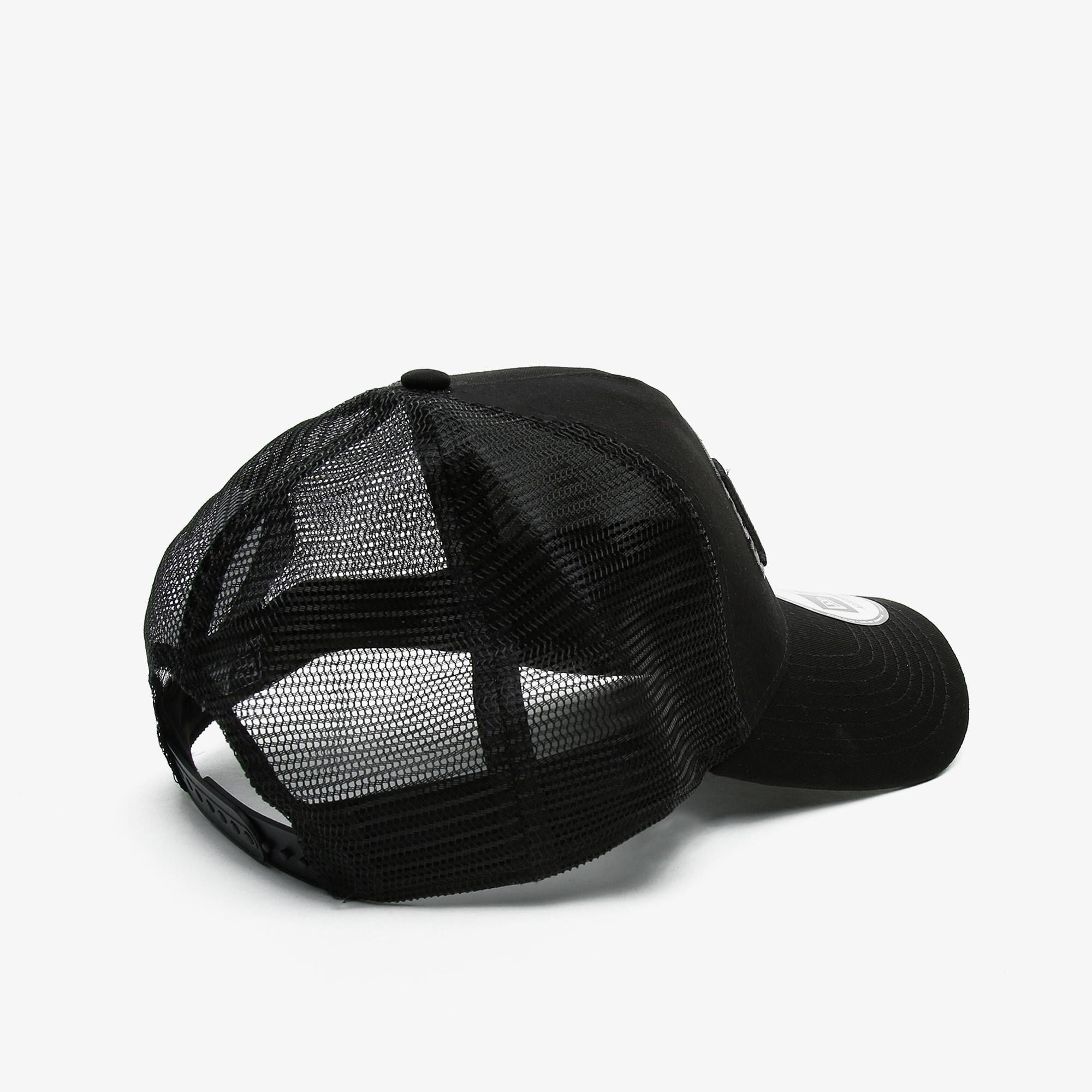 New Era Bob Team Logo 9Forty AF Trckr Loslak Unisex Siyah Şapka