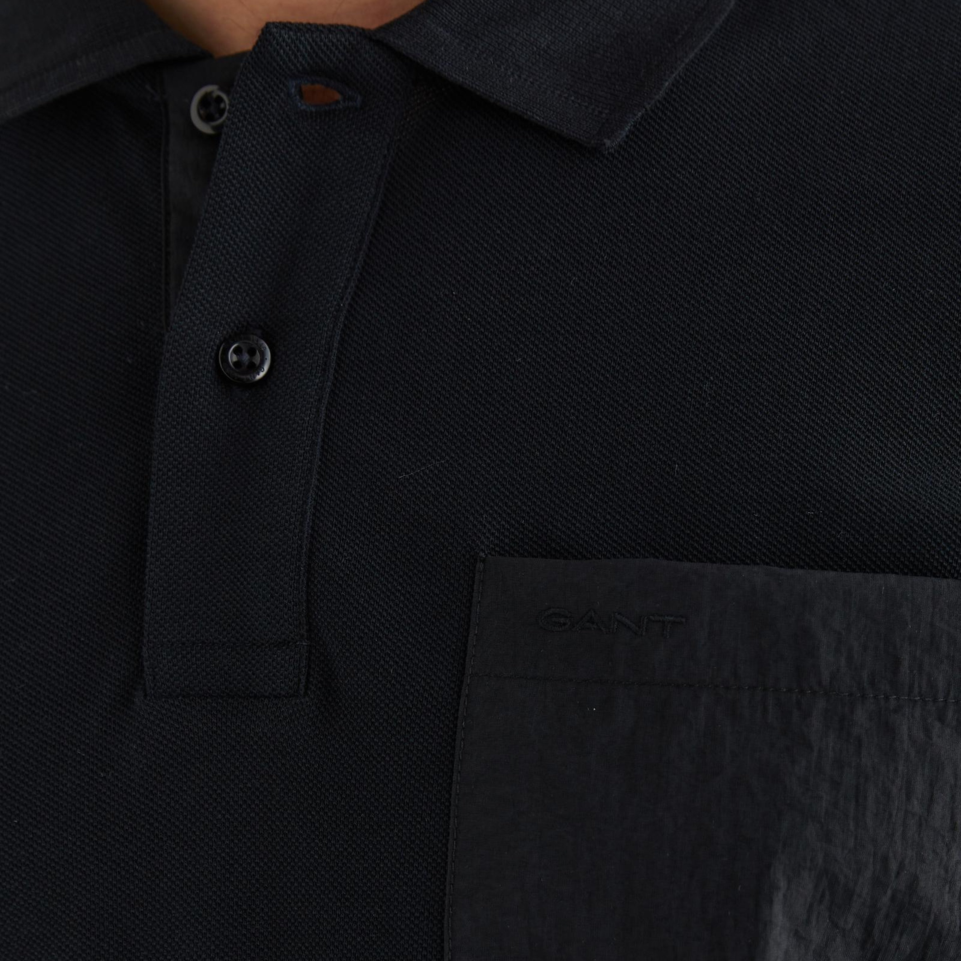 GANT Erkek Siyah Polo