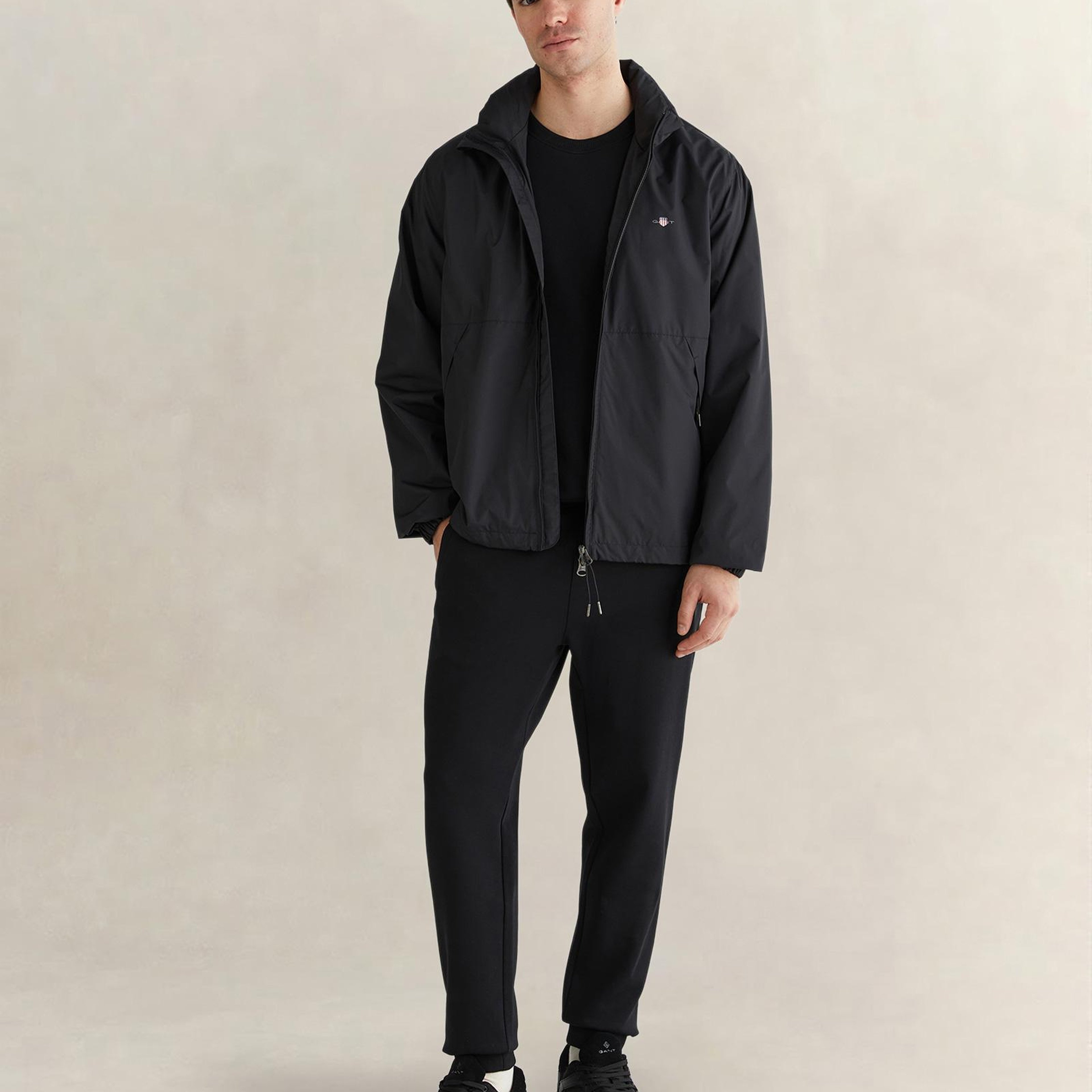 GANT Erkek Siyah Regular Fit Eşofman Altı
