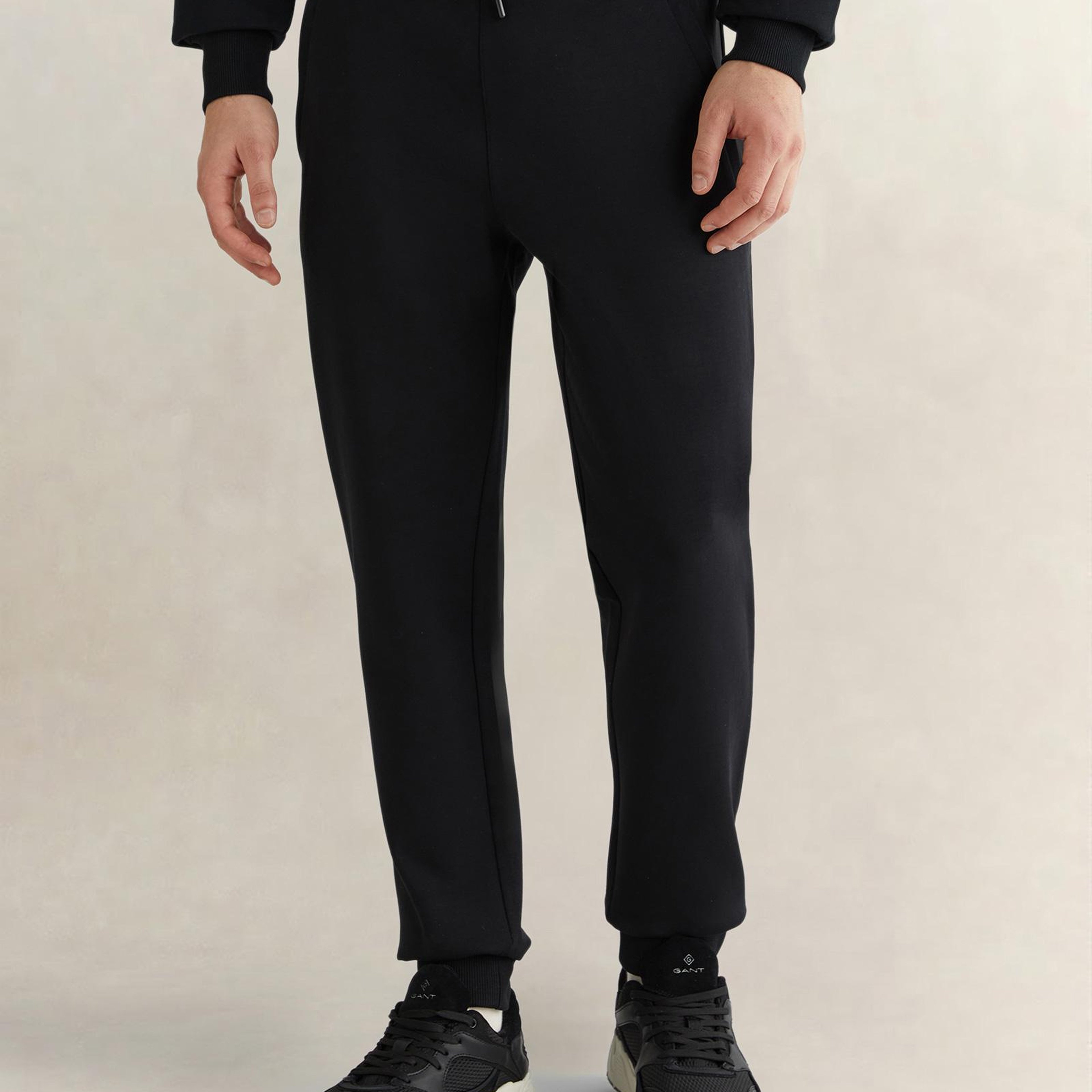 GANT Erkek Siyah Regular Fit Eşofman Altı