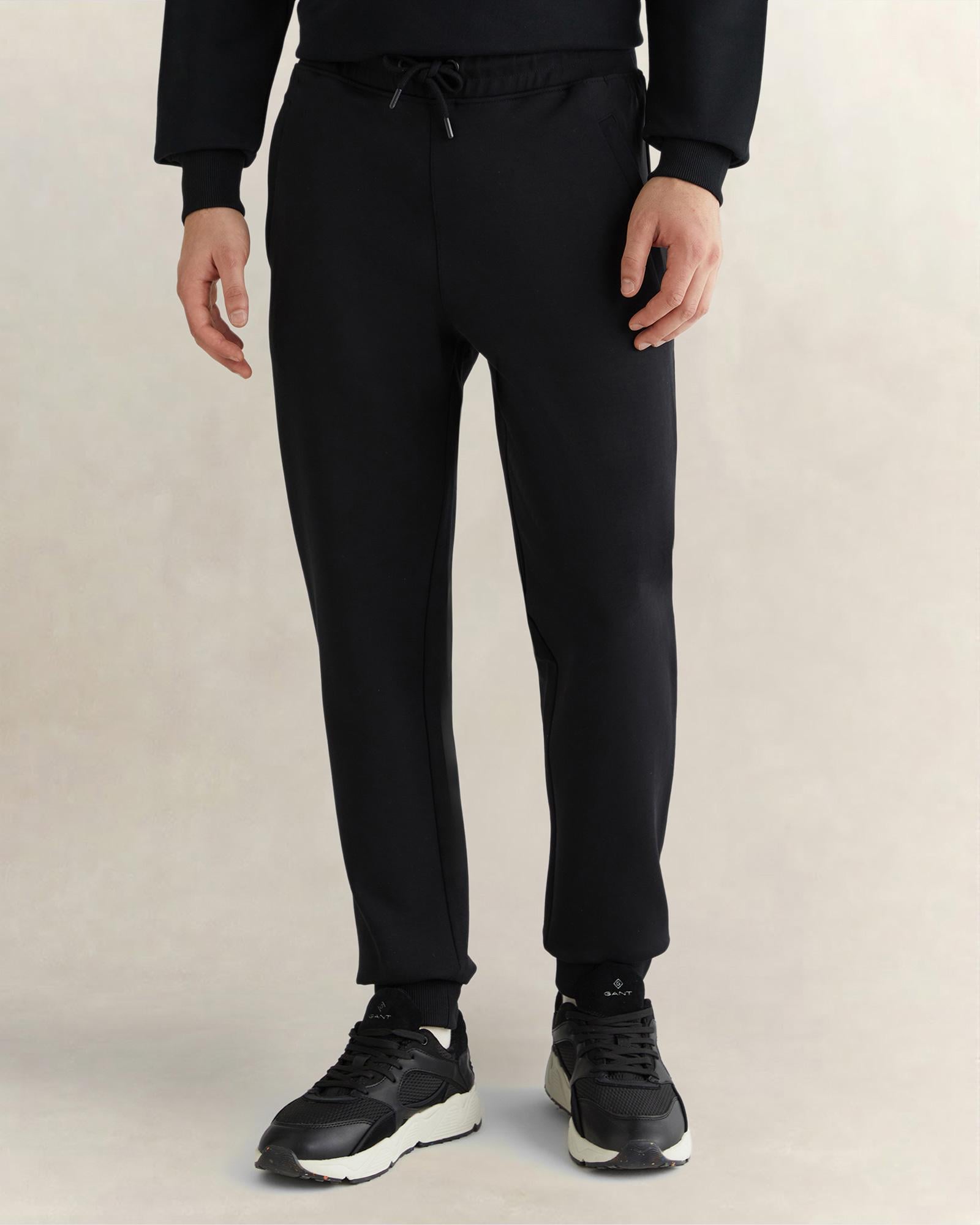 GANT Erkek Siyah Regular Fit Eşofman Altı