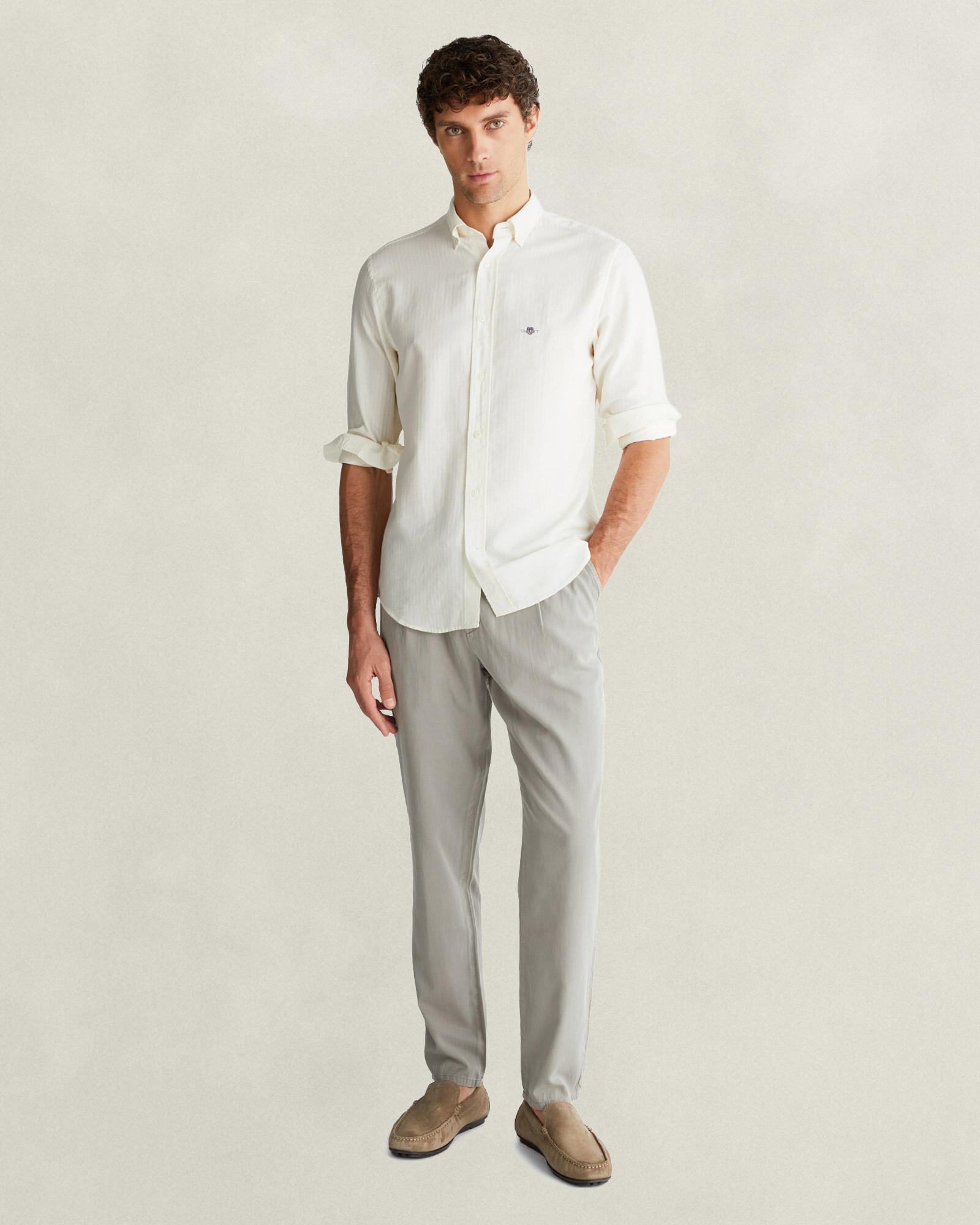 GANT Erkek Gri Regular Fit Jogger Pantolon