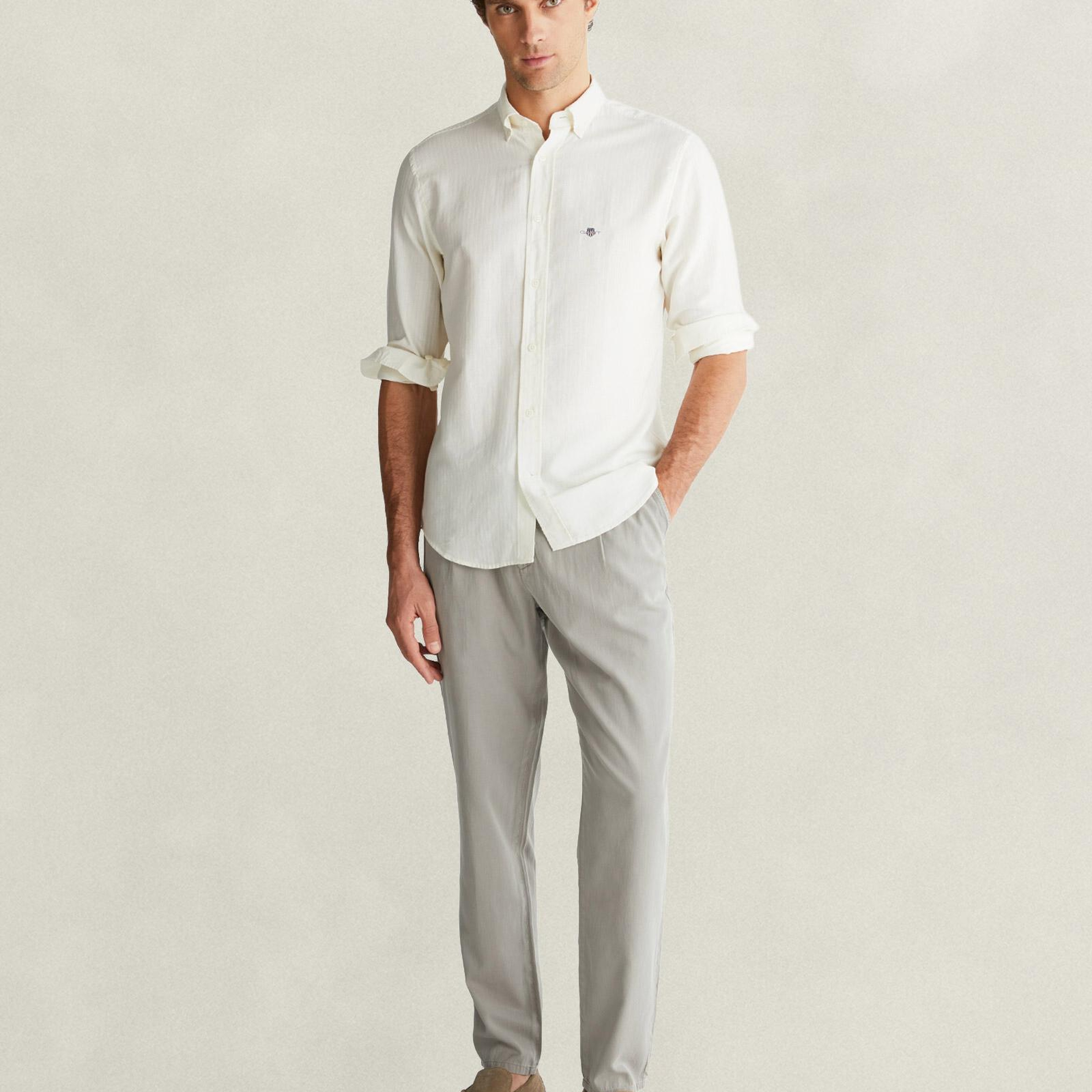 GANT Erkek Gri Regular Fit Jogger Pantolon