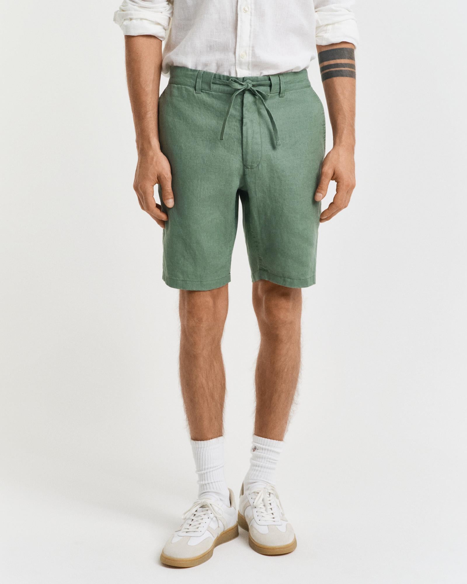 GANT Erkek Yeşil Relaxed Fit Şort