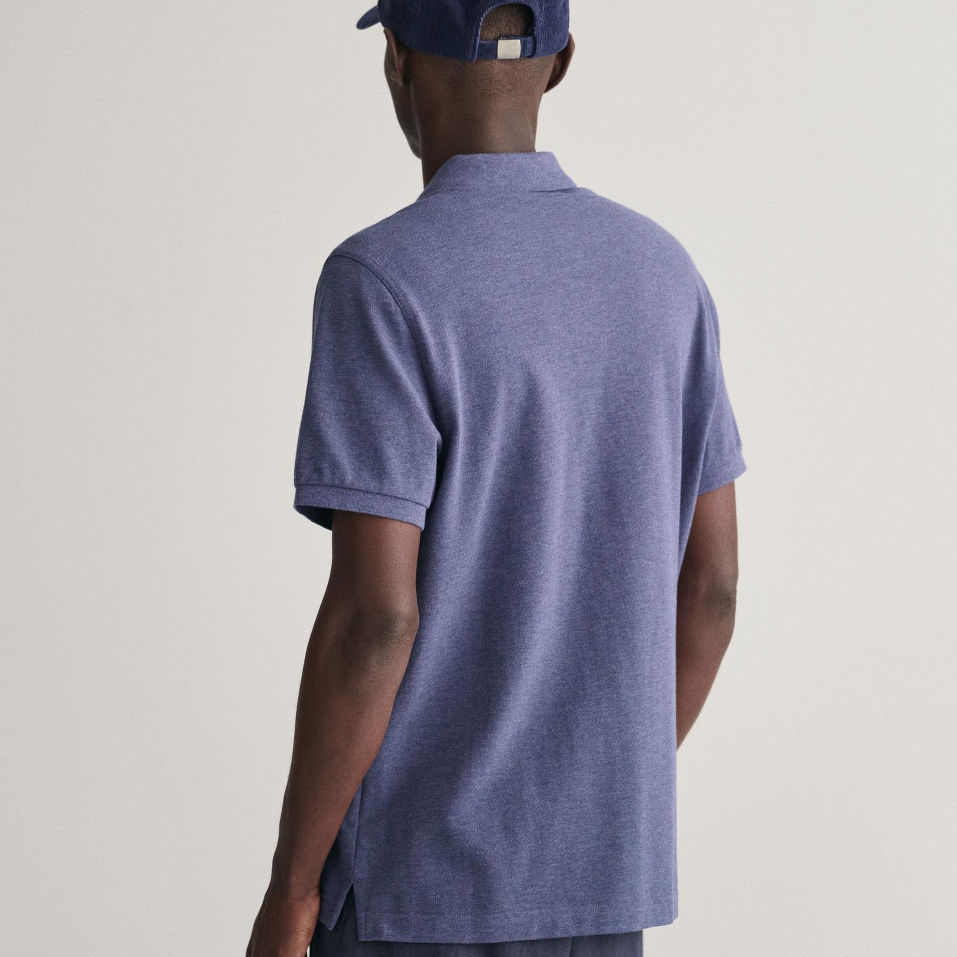 GANT Erkek Mavi Regular Fit Polo