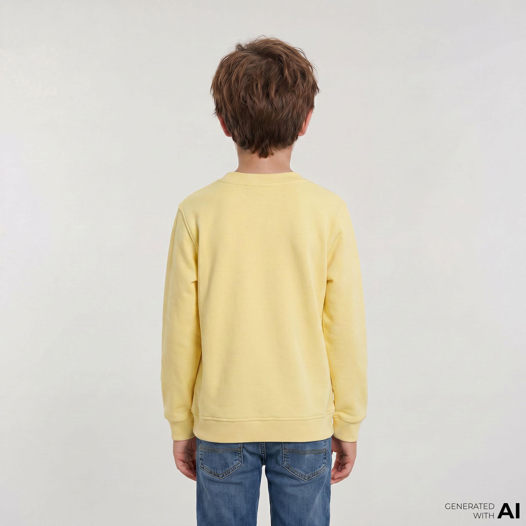 Çocuk Sarı Sweatshirt