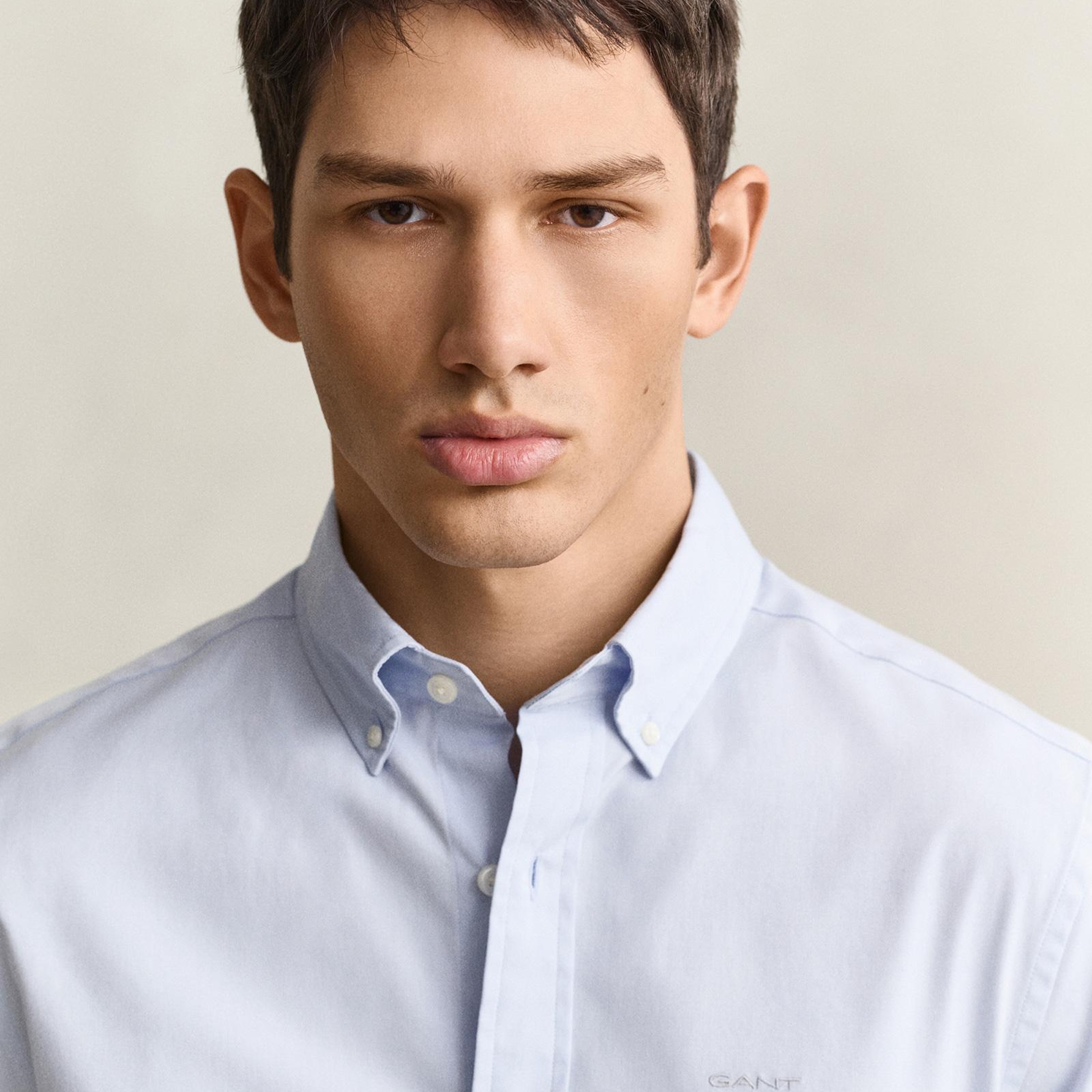 GANT Erkek Mavi Regular Fit Oxford Gömlek