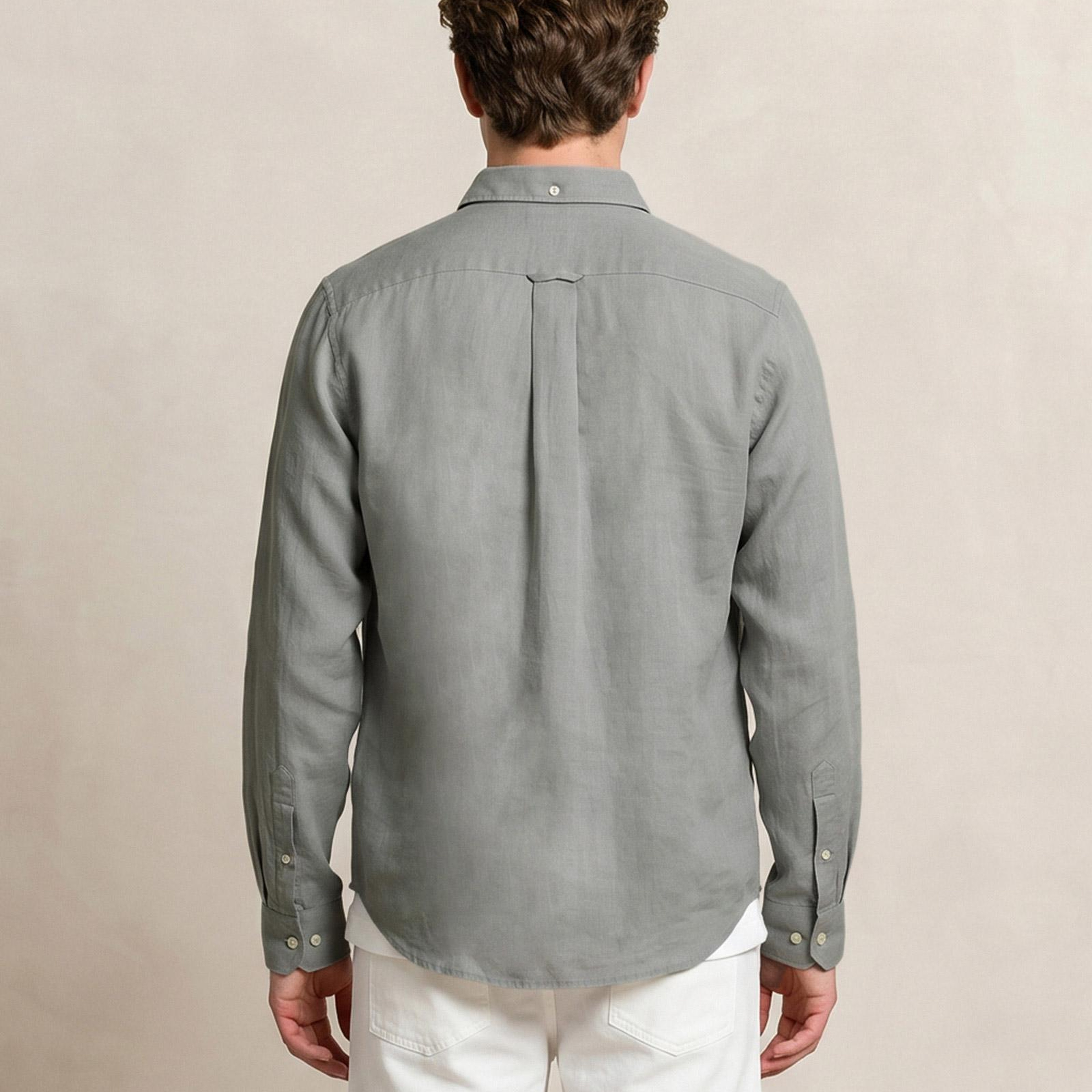 GANT Erkek Yeşil Regular Fit Gömlek