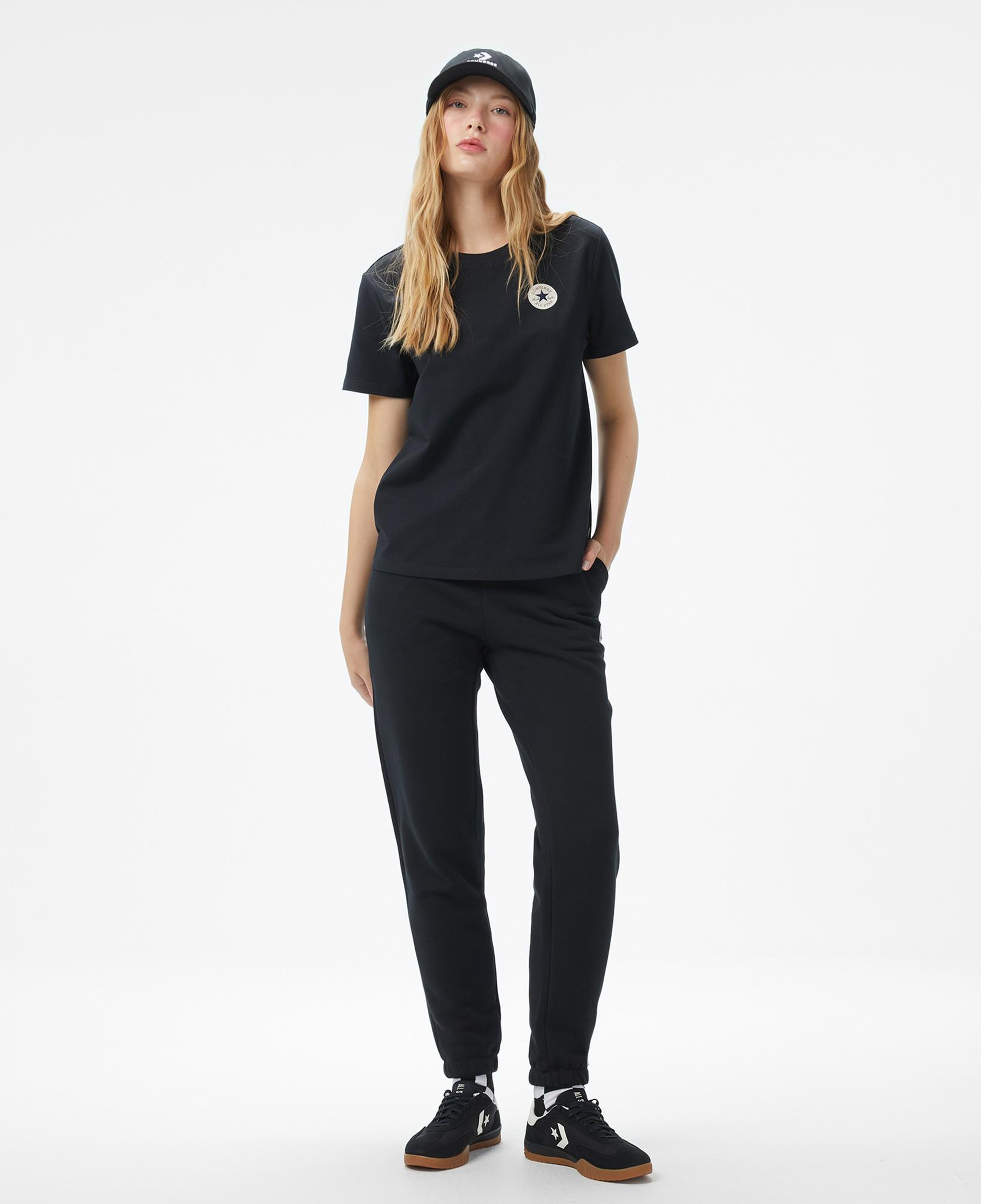 Converse Kadın Siyah T-Shirt