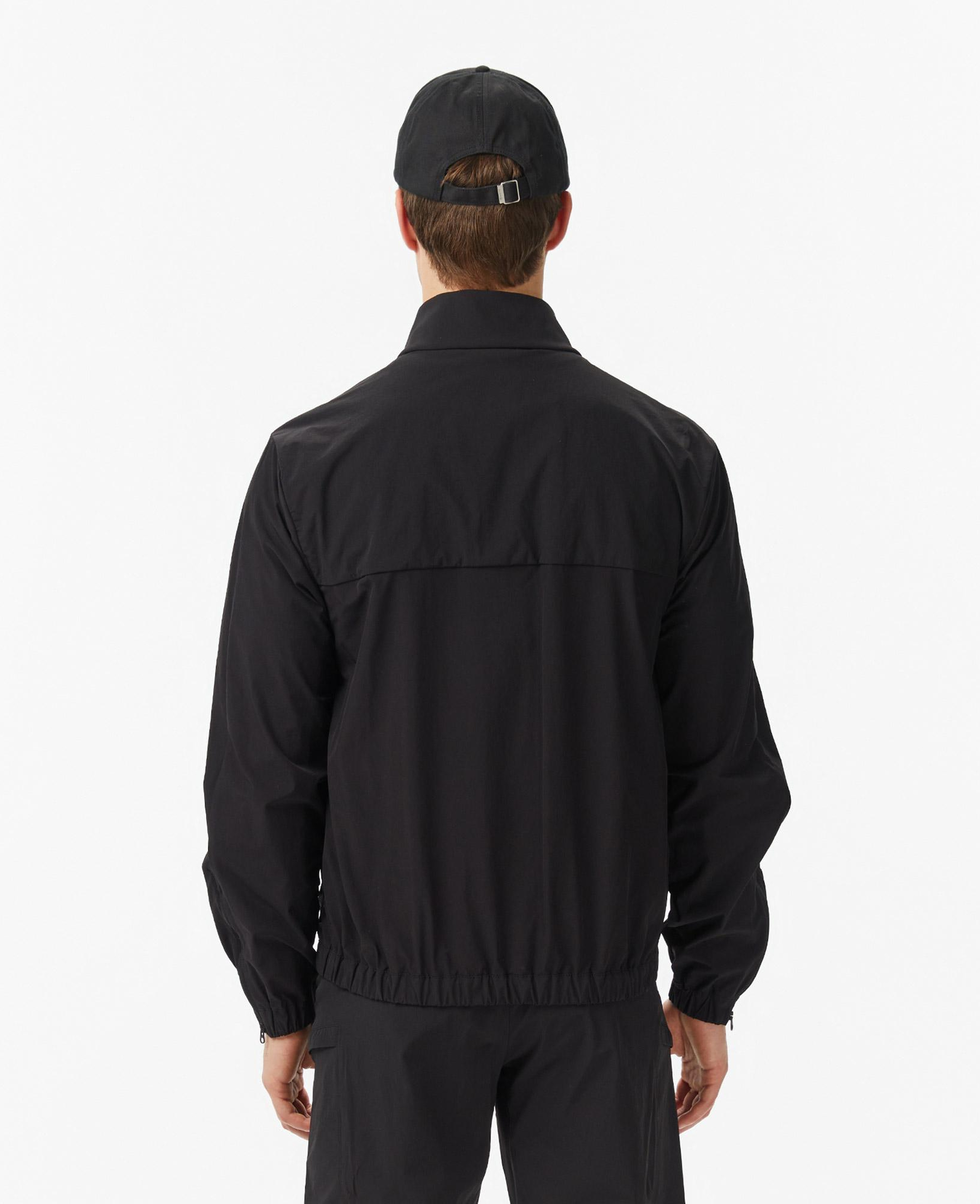Erkek Regular Fit Dik Yaka Siyah Mont