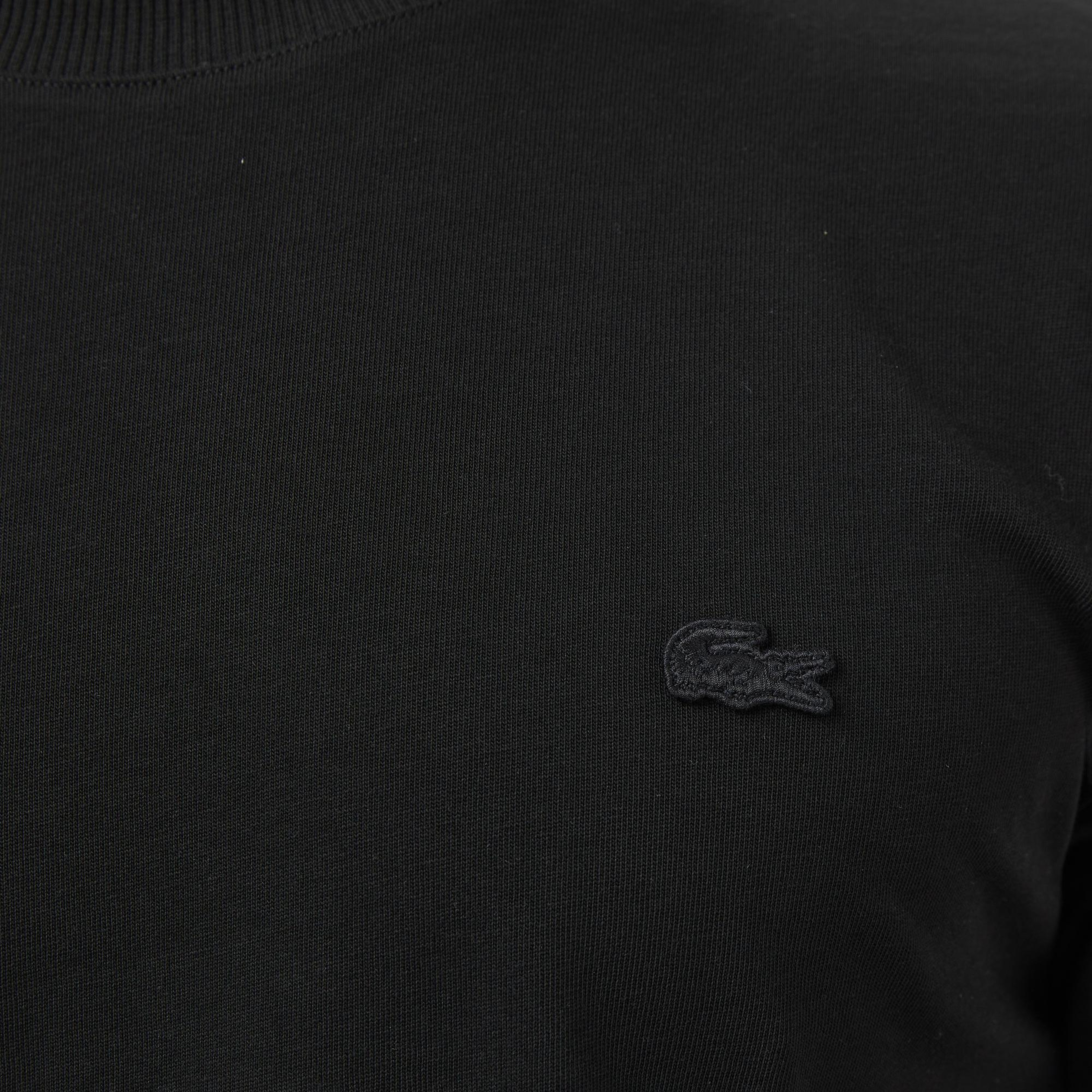 Lacoste Erkek Regular Fit Bisiklet Yaka Siyah T-Shirt